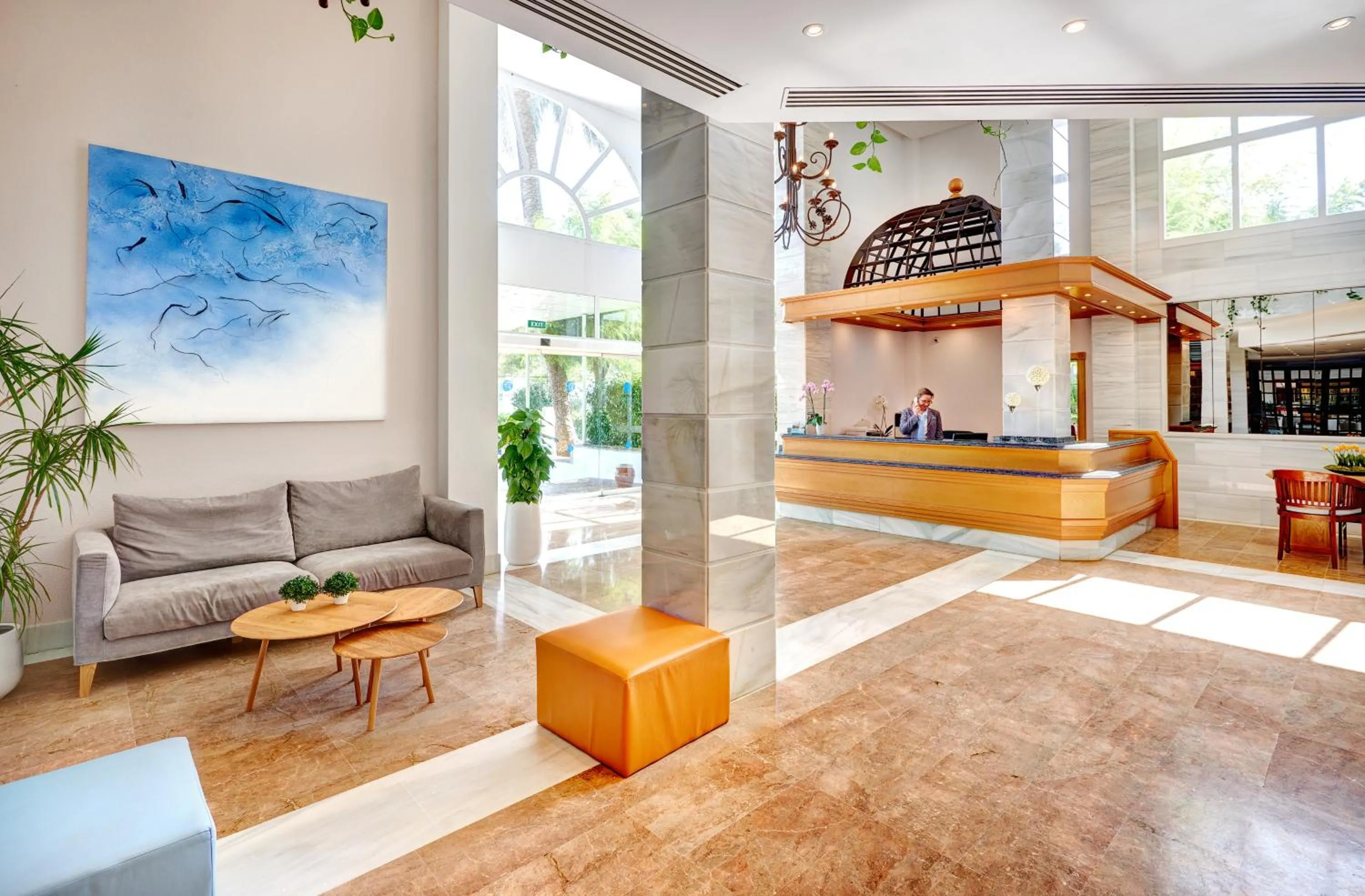 Lobby or reception in Grupotel Alcudia Suite