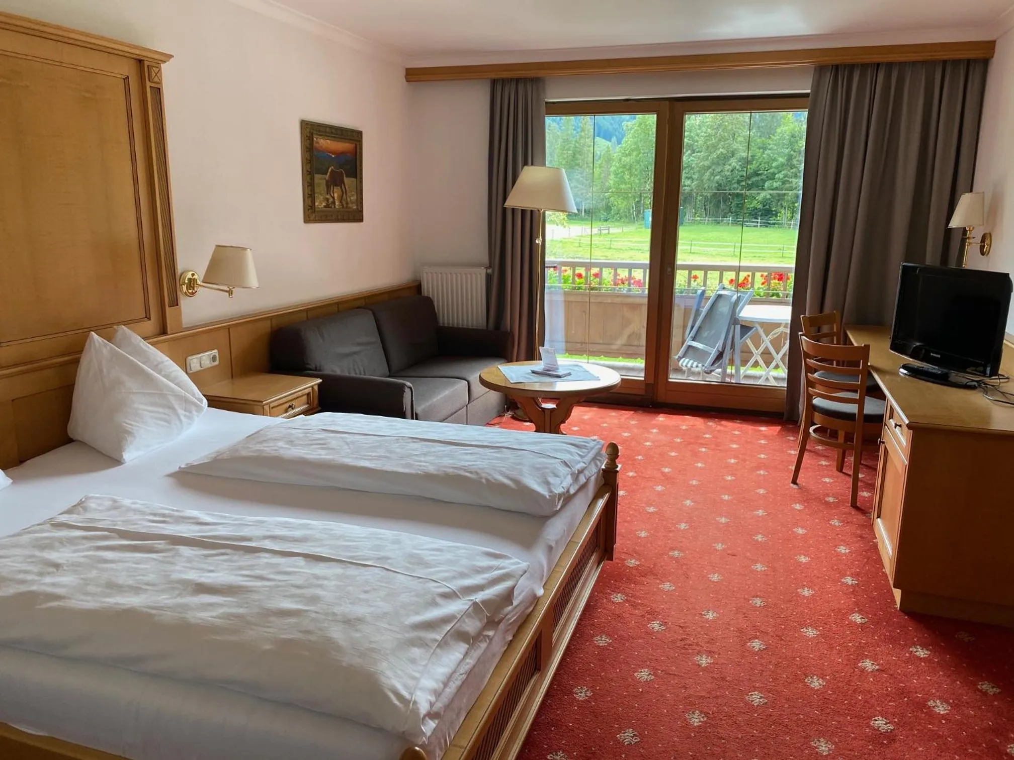 Bed in Landhotel Strasserwirt