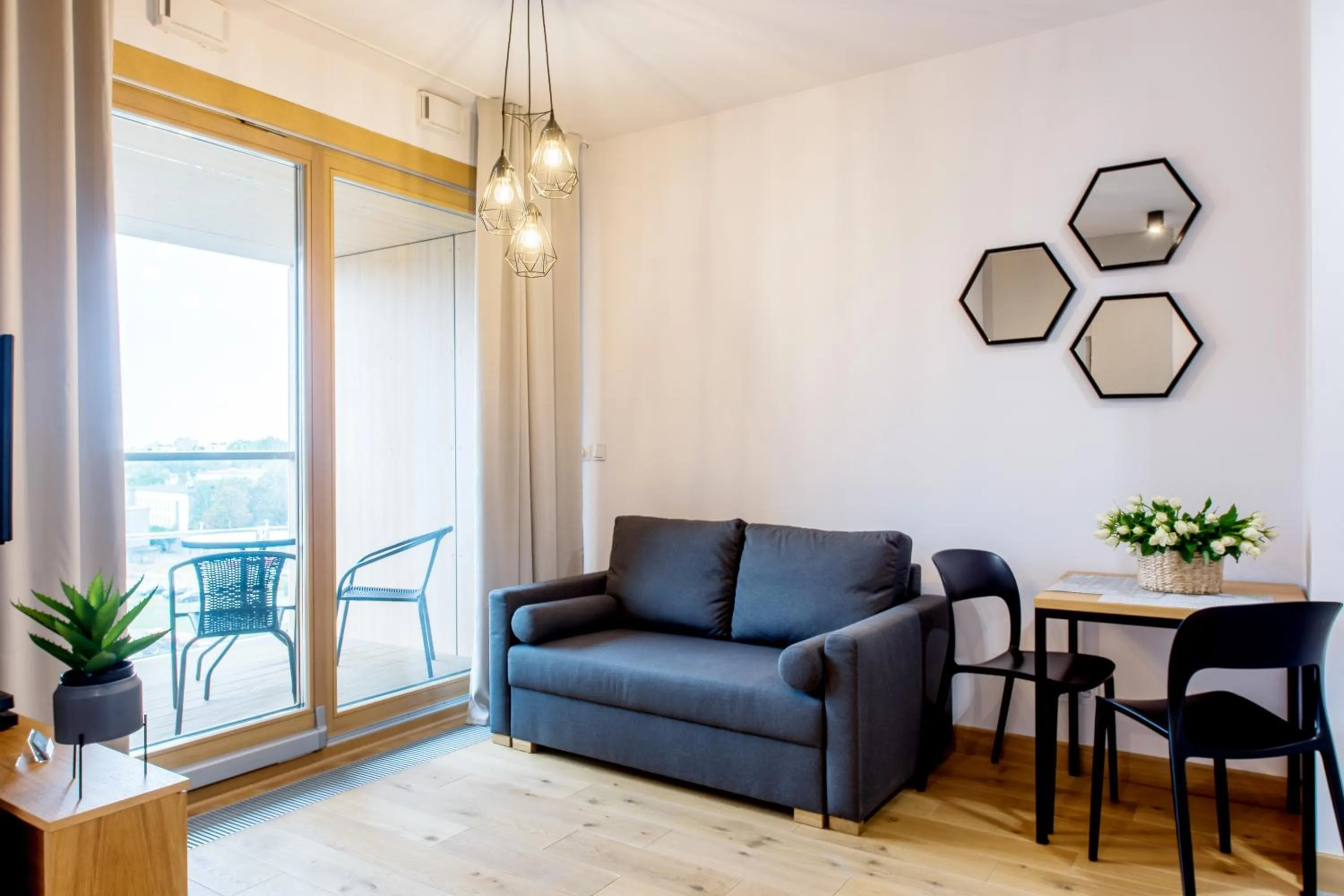 Living room in ApartHotel Kolejowa Apartamenty