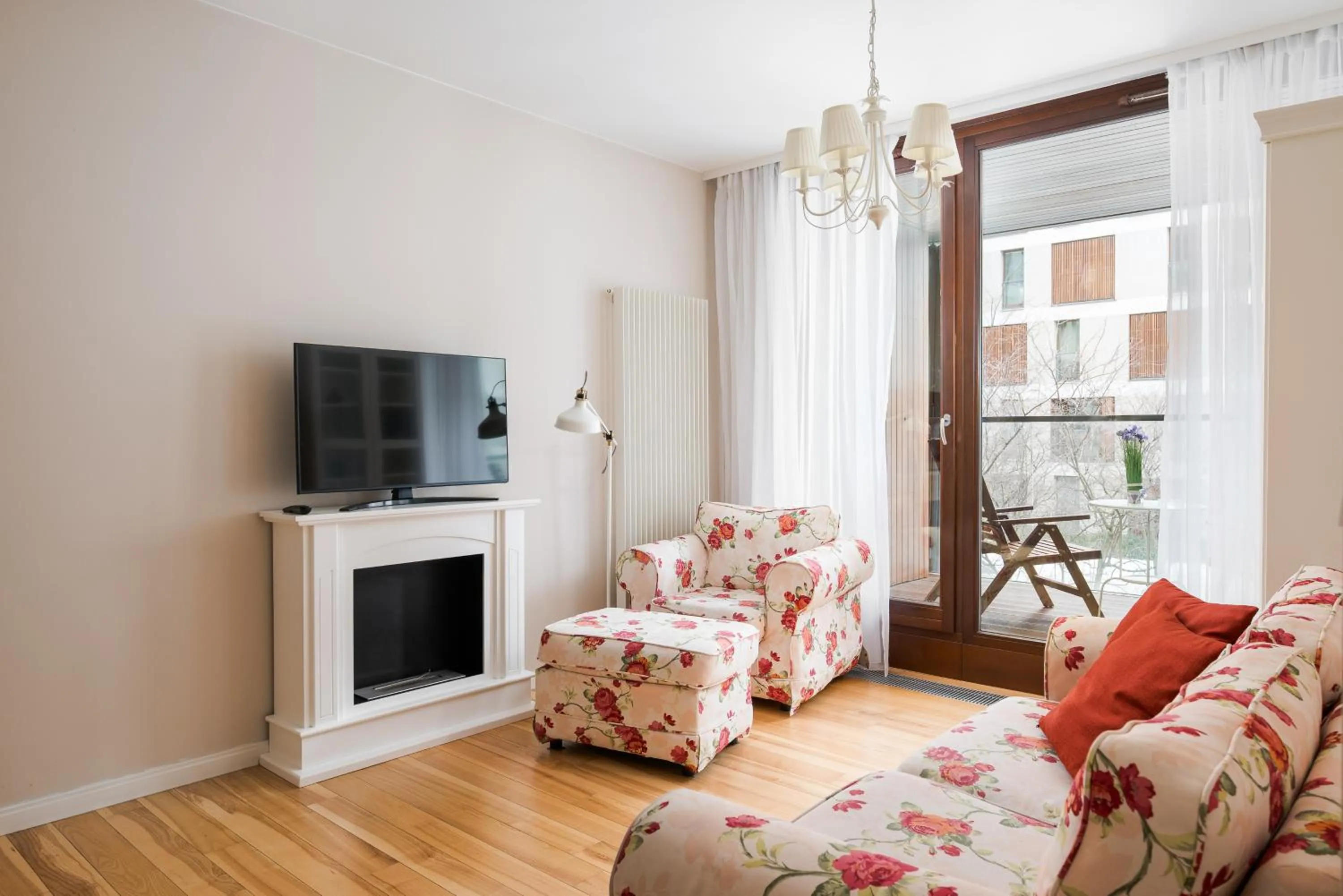 Living room in ApartHotel Kolejowa Apartamenty