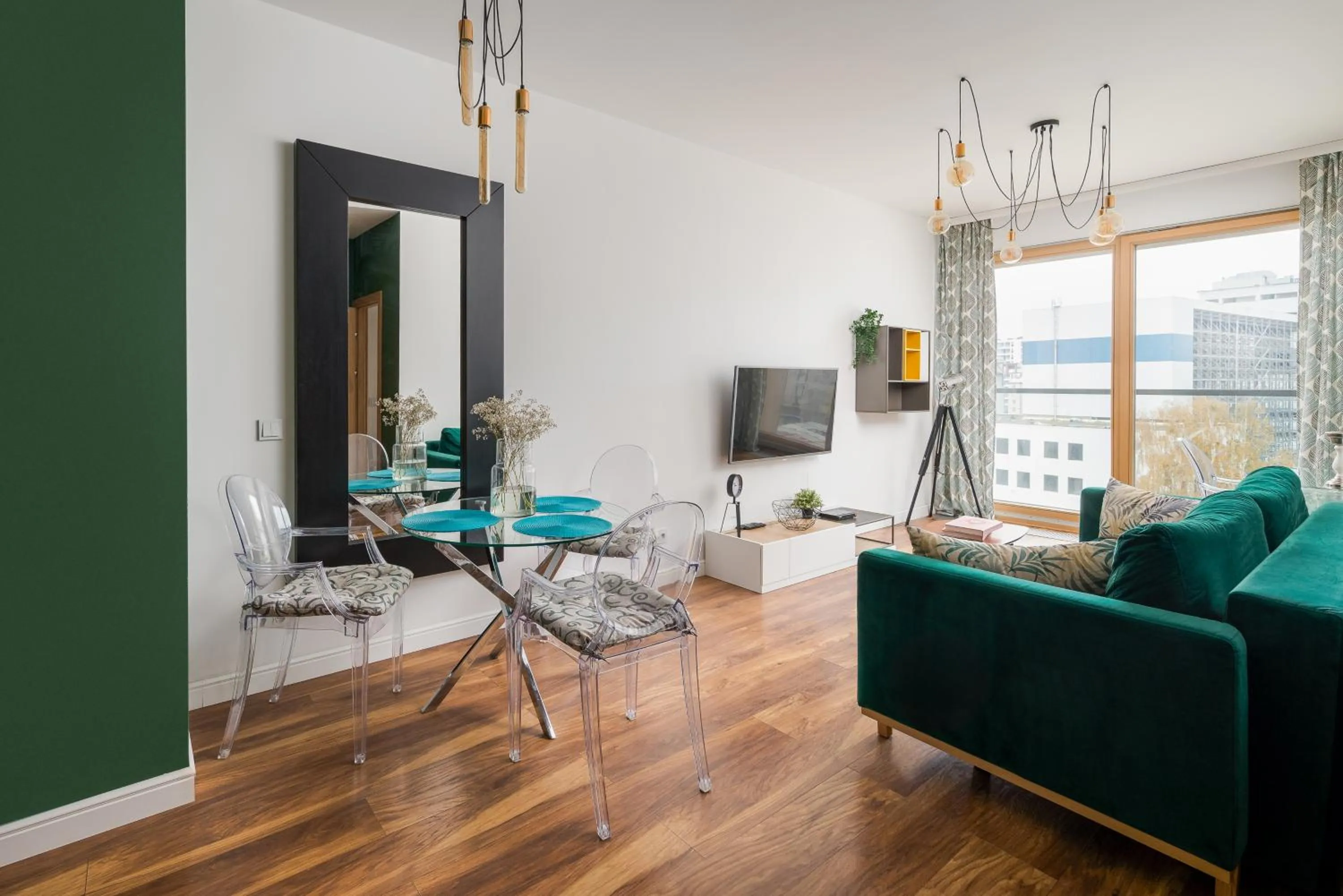 Living room in ApartHotel Kolejowa Apartamenty