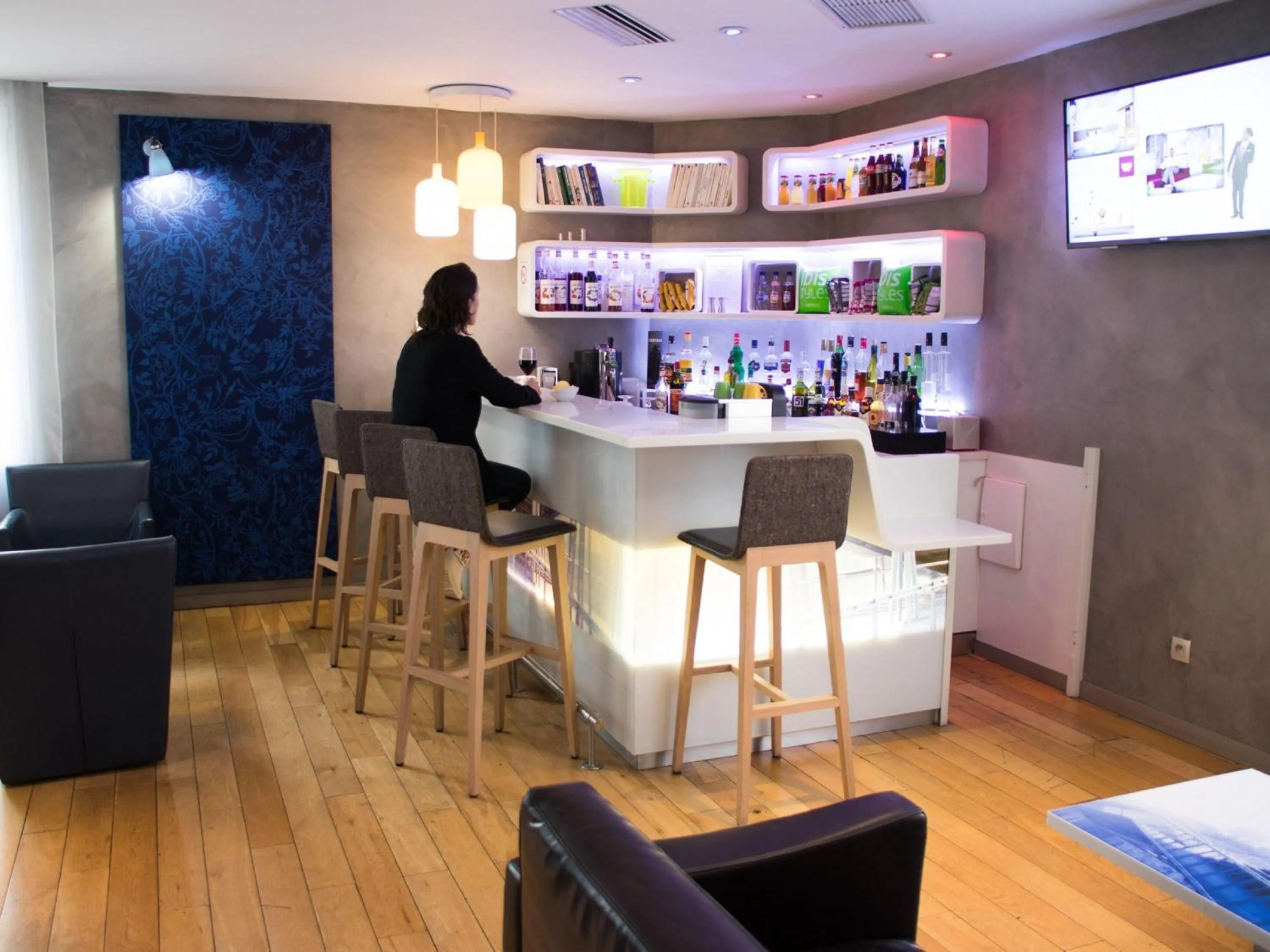 Lounge or bar in ibis Styles Paris Tolbiac Bibliotheque