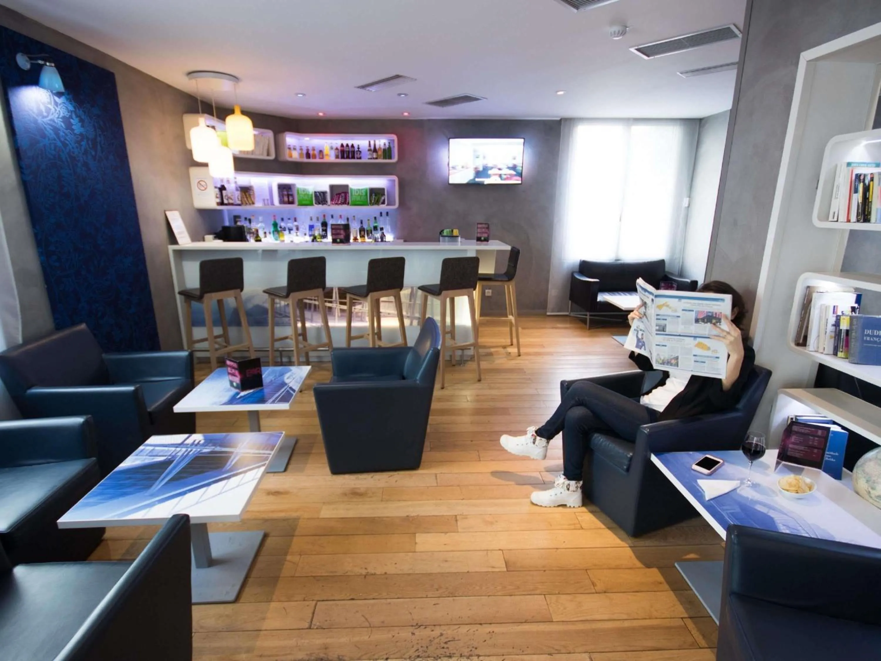 Lounge or bar in ibis Styles Paris Tolbiac Bibliotheque