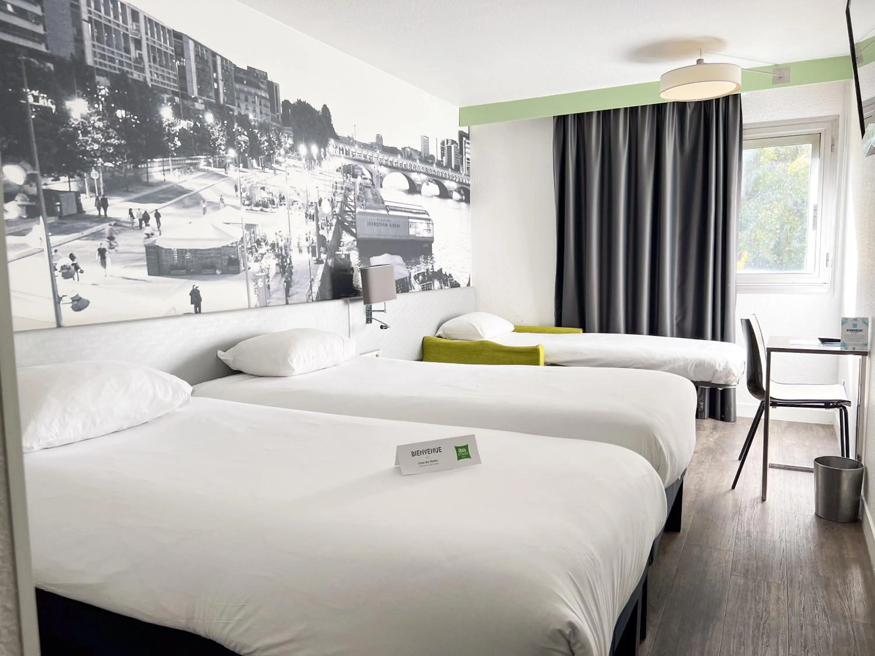 Bed in ibis Styles Paris Tolbiac Bibliotheque