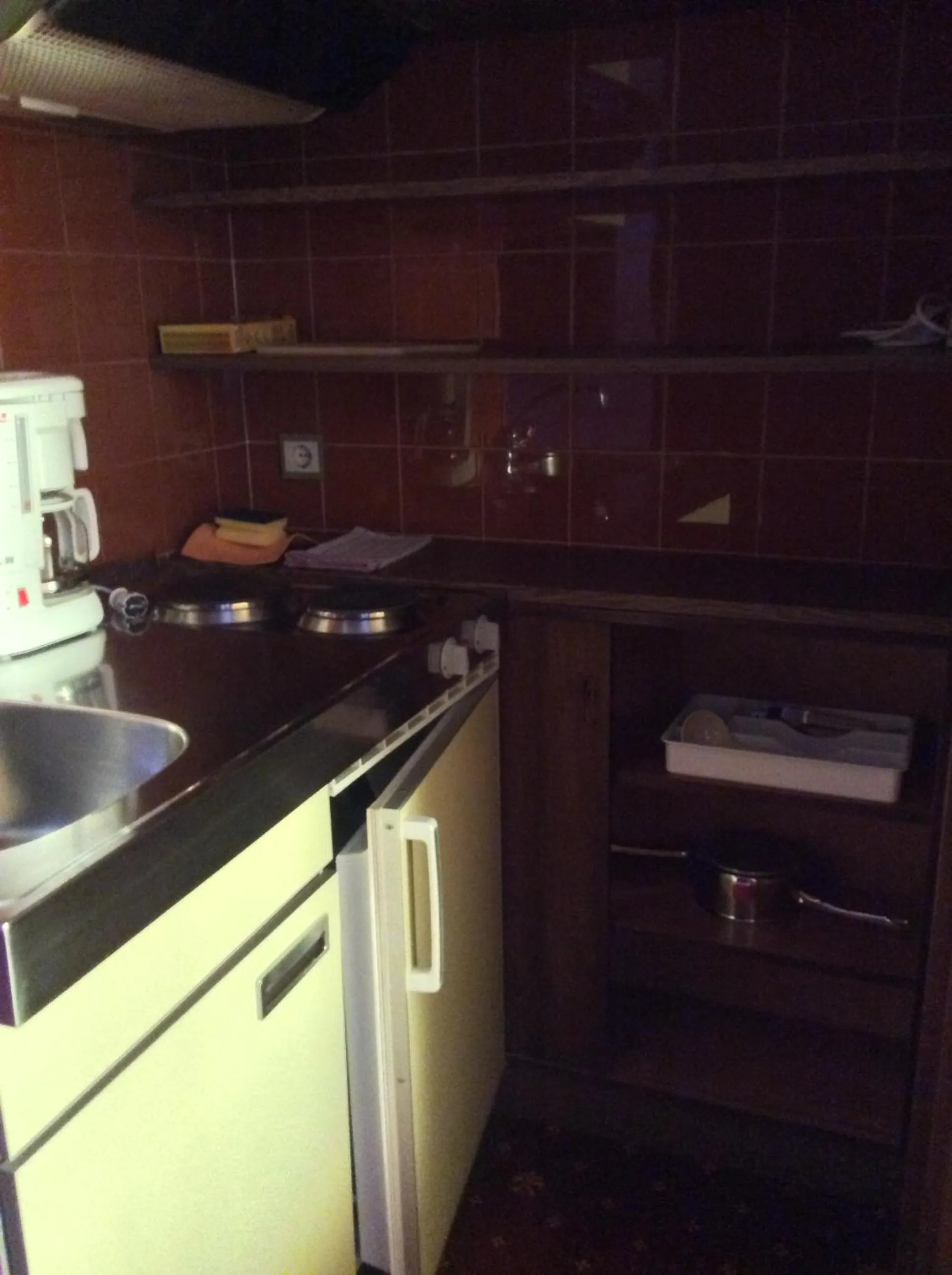 Kitchen or kitchenette in Villa Desiree - Hotel Garni - Adults Only