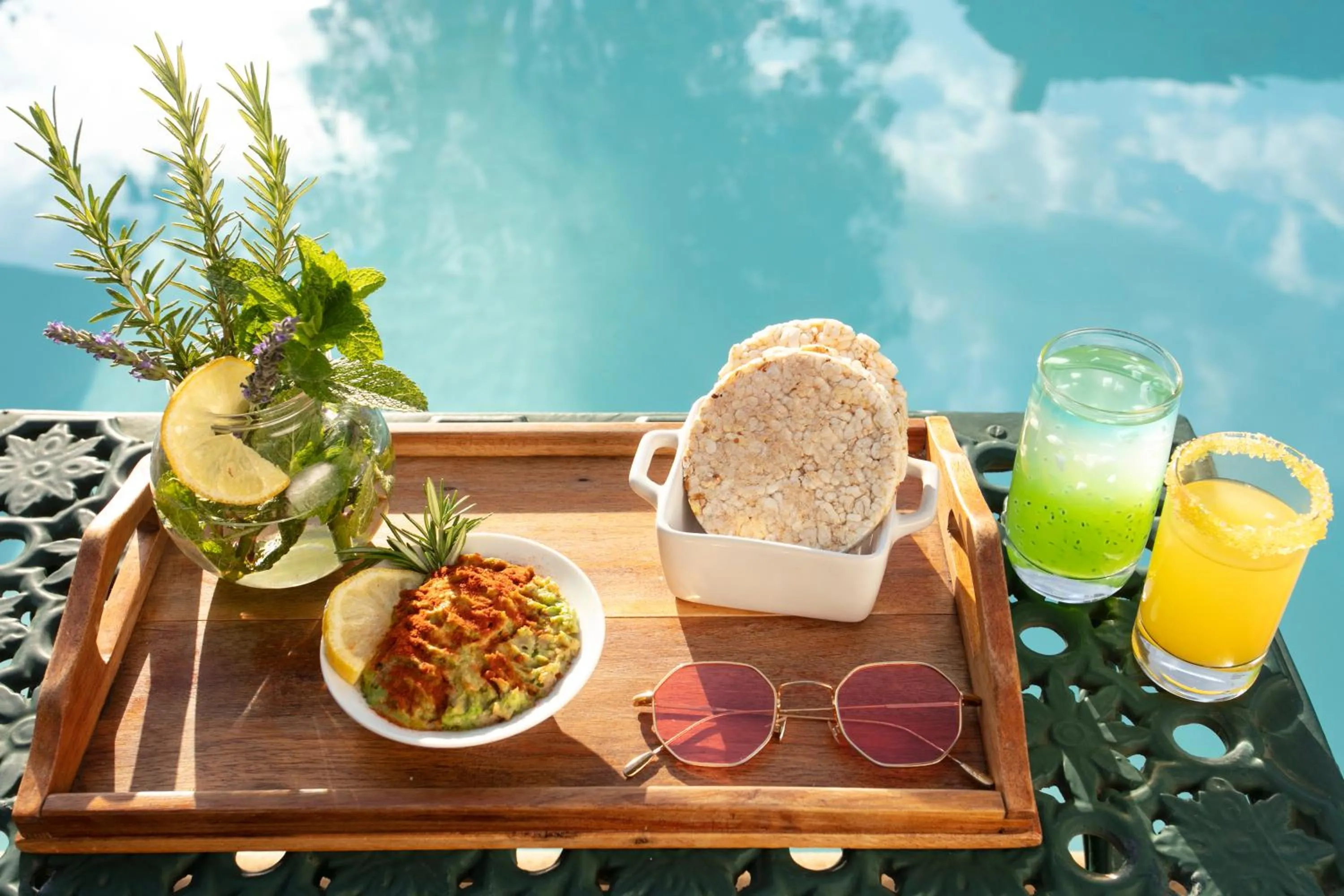 Pool view in Brooklyn Manor