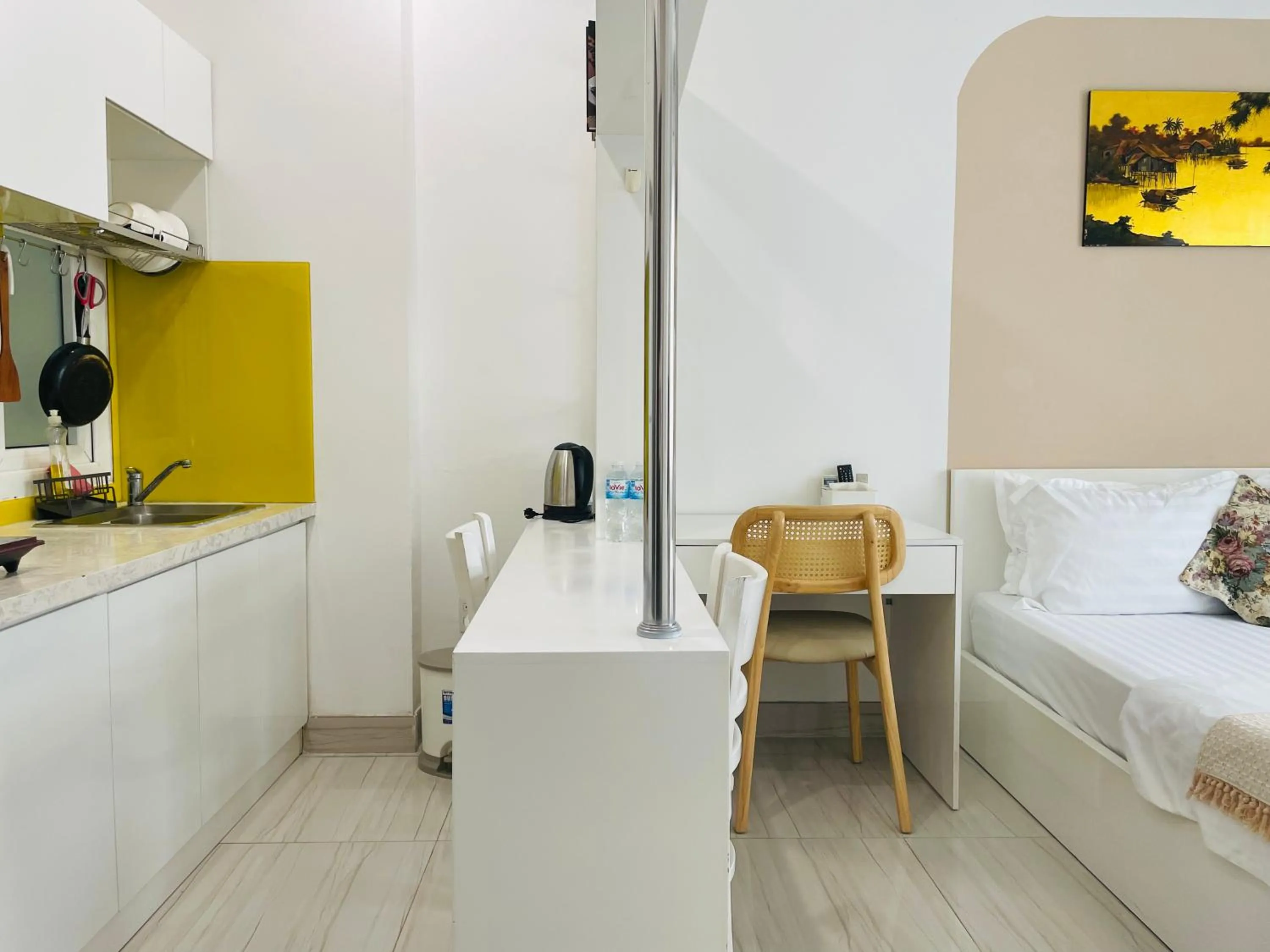 Photo of the whole room, Bed in Grace Apartment - HCM