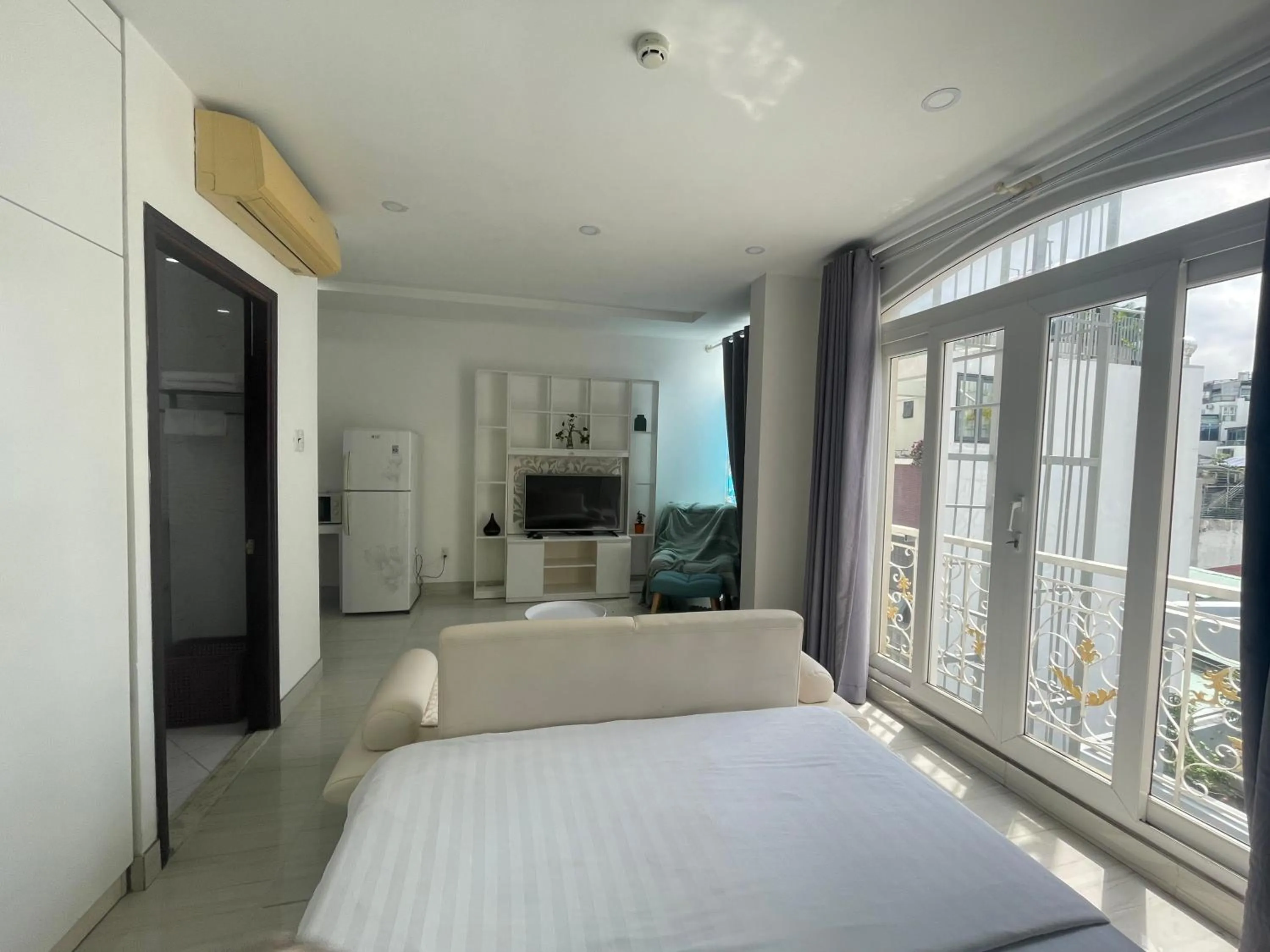 Bedroom, Bed in Grace Apartment - HCM