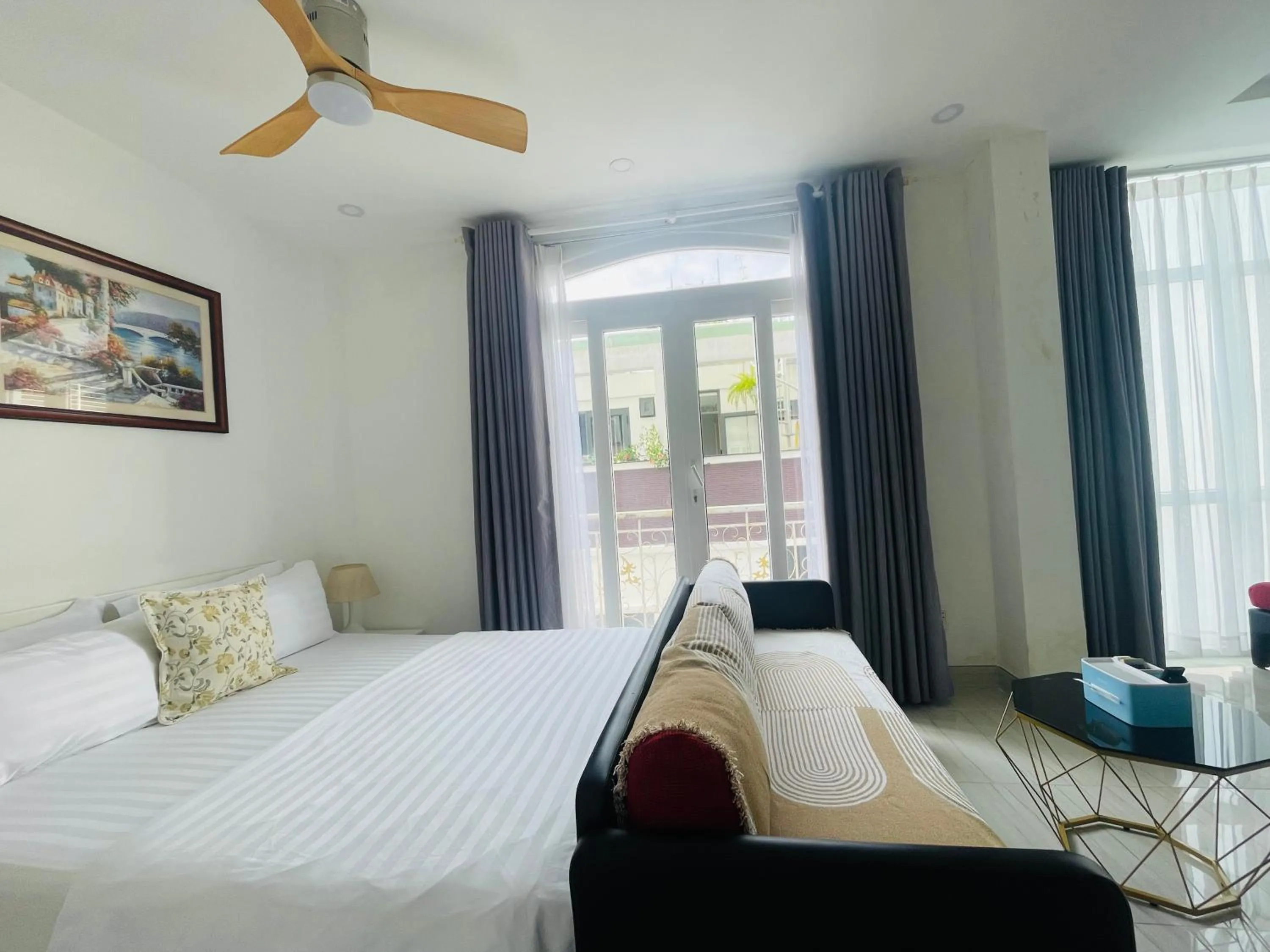 Photo of the whole room, Bed in Grace Apartment - HCM