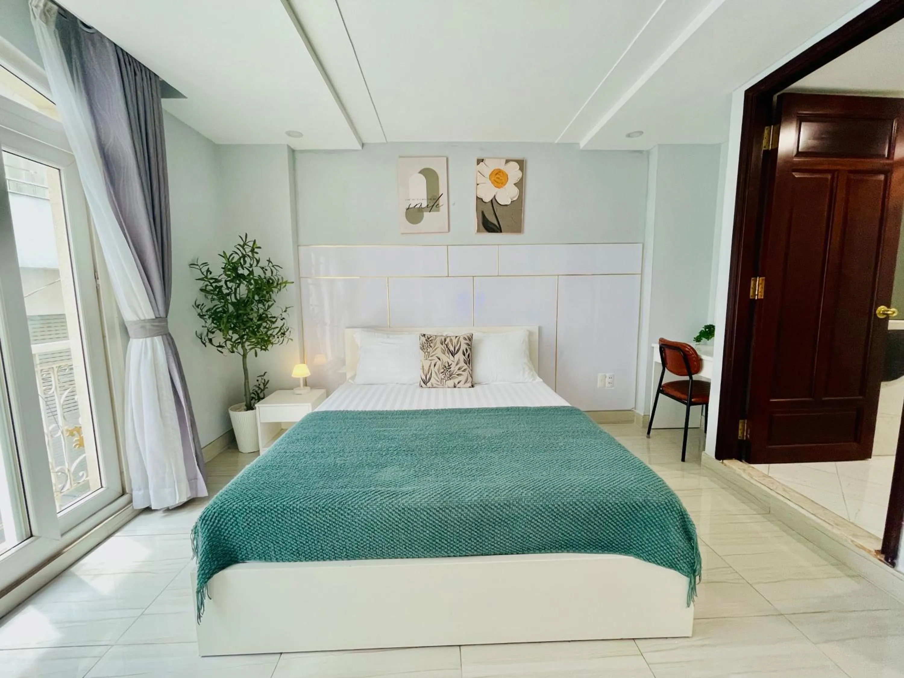 Bedroom, Bed in Grace Apartment - HCM