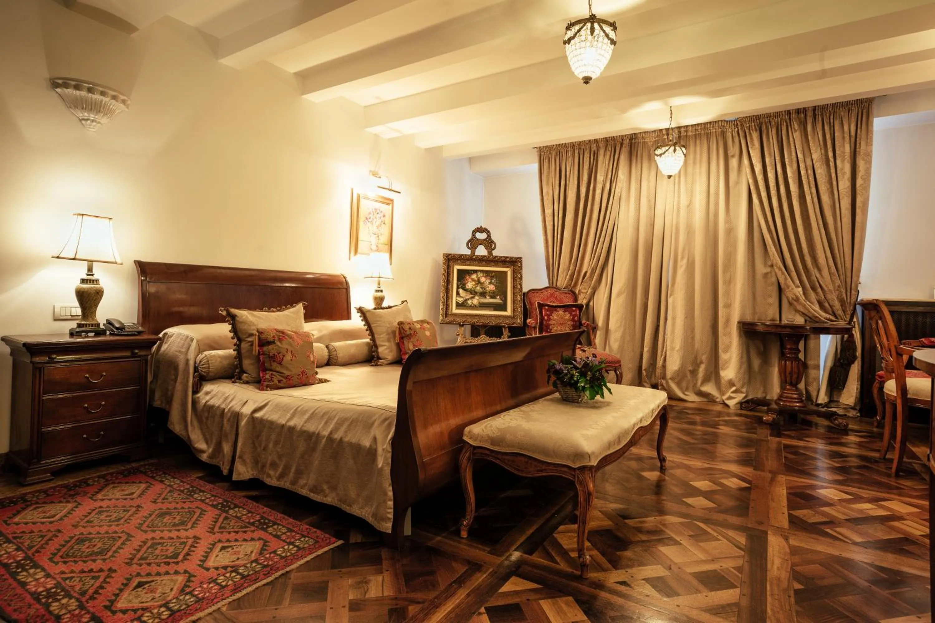 Bed in Scala Boutique-Hotel