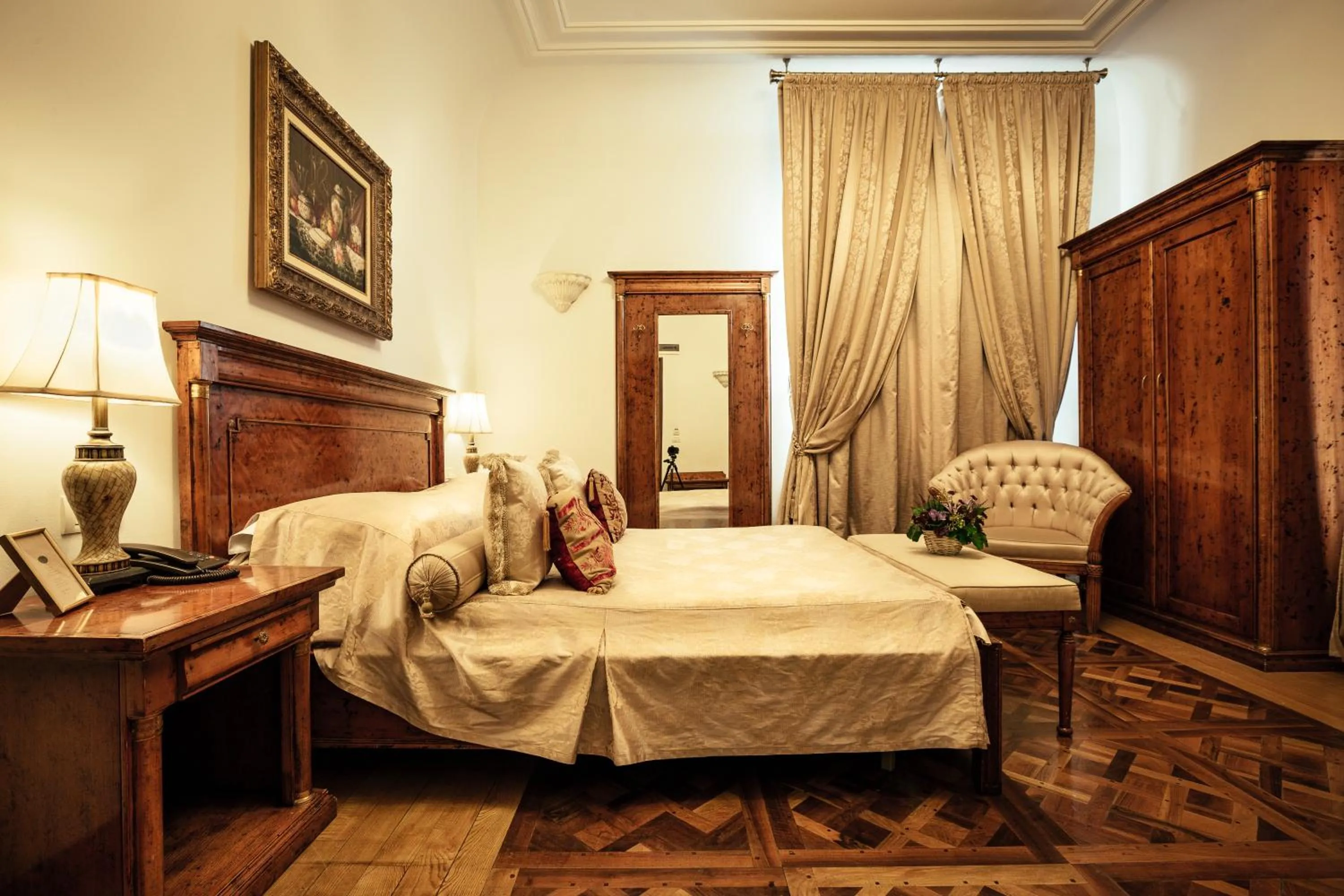 Bed in Scala Boutique-Hotel