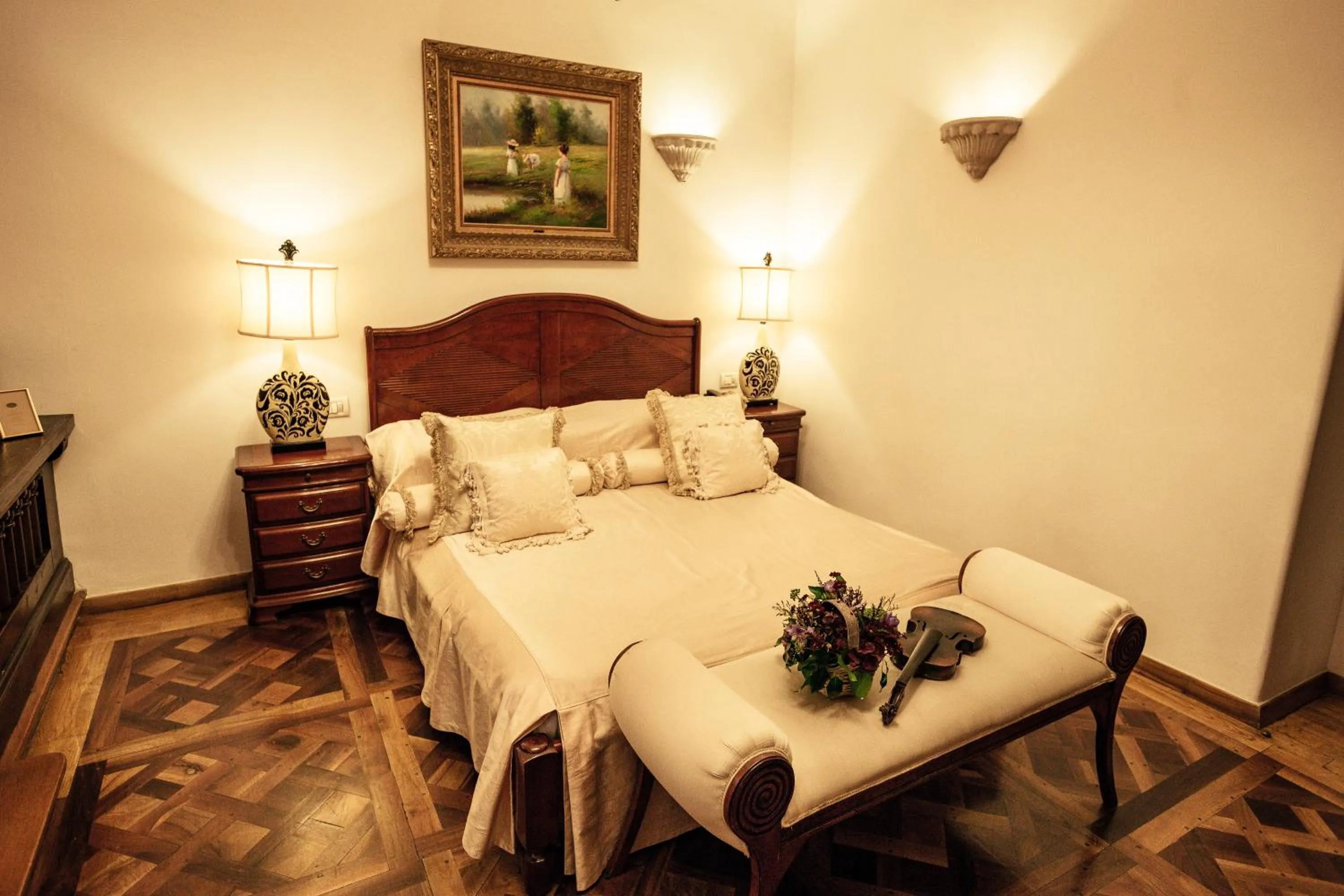 Bed in Scala Boutique-Hotel