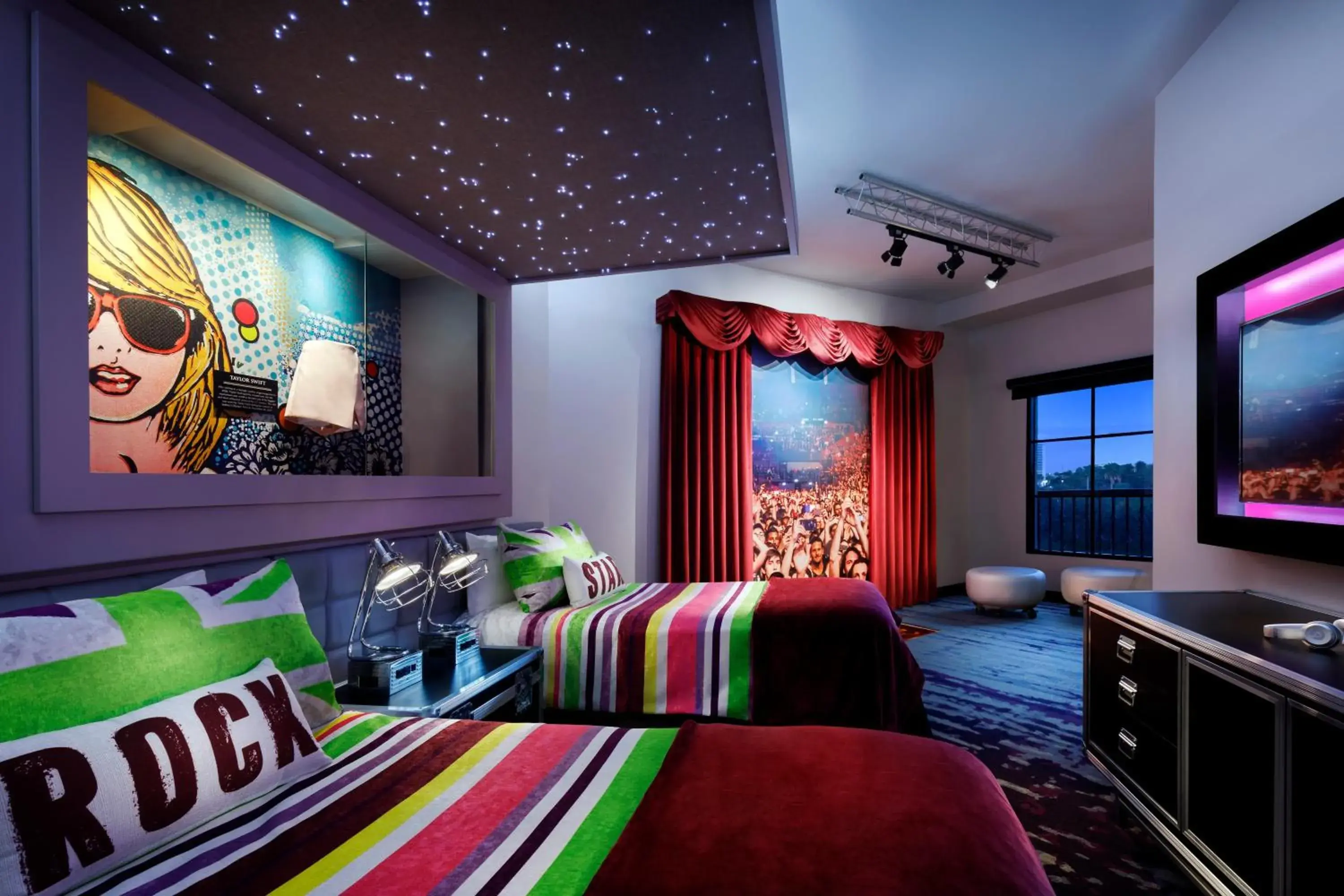 Premium Two-Bedroom Suite - Future Rock Star Suite (Includes FREE^ Universal Express Unlimited) in Universal's Hard Rock Hotel® Premium Two-Bedroom Suite - Future Rock Star Suite (Includes FREE^ Universal Express Unlimited) in Universal's Hard Rock Hotel®