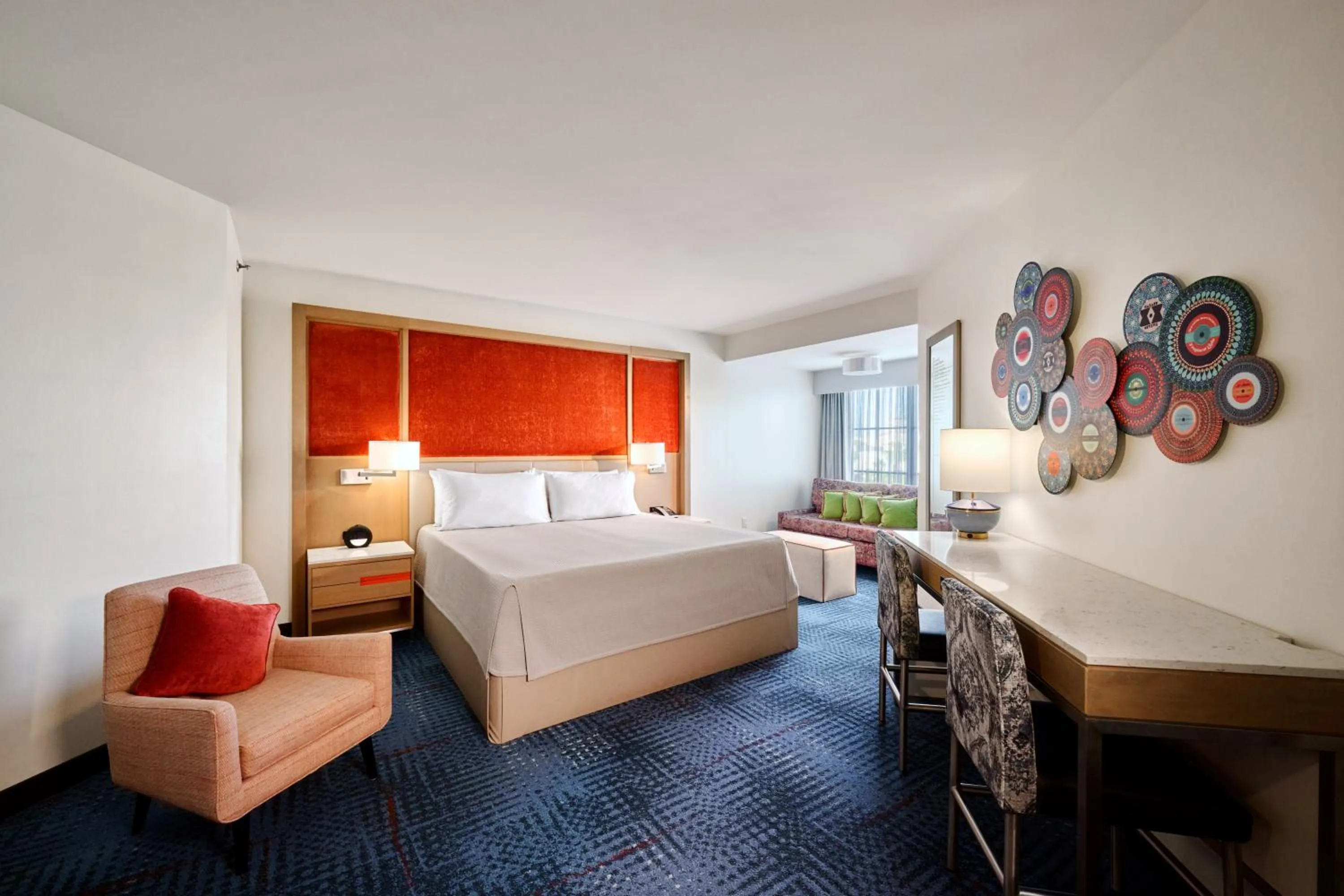 Bedroom, Bed in Universal's Hard Rock Hotel®