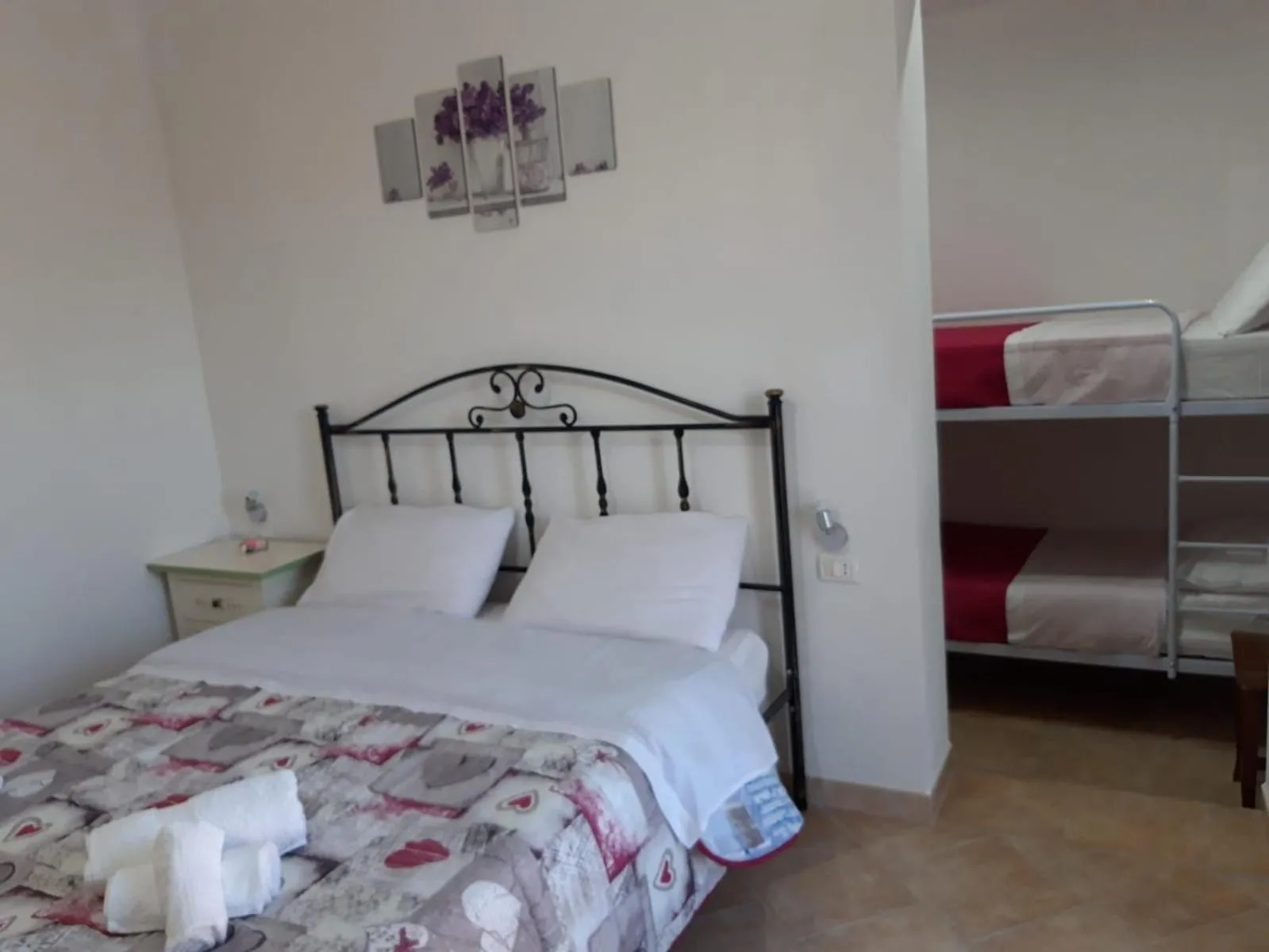 Bed in Borgo Degli Ulivi Rooms