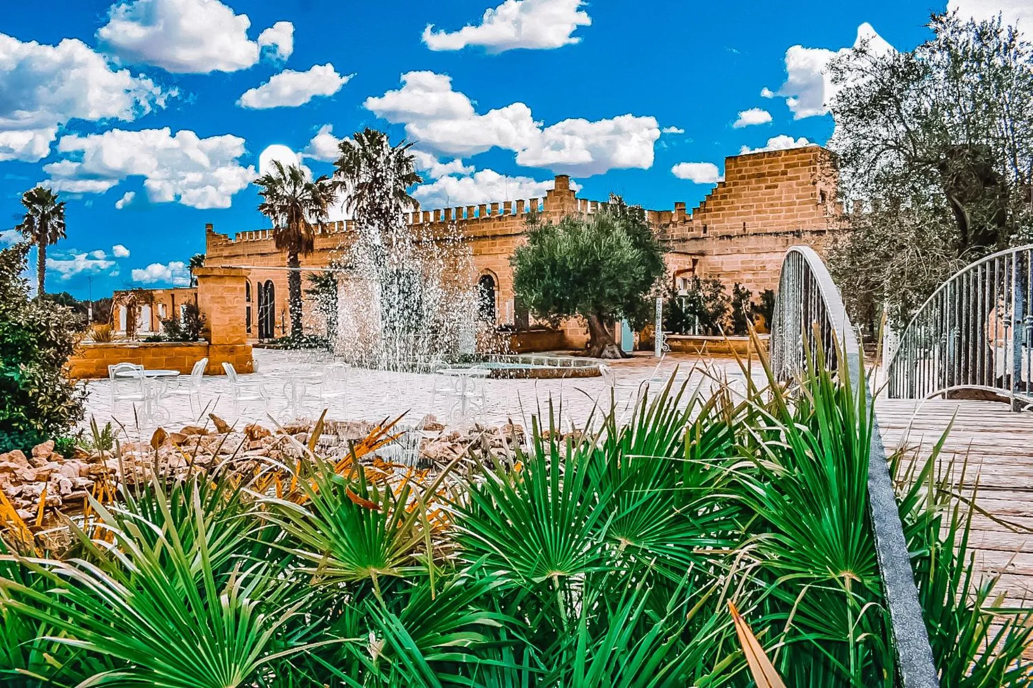 Garden in Masseria Tenuta Quintino