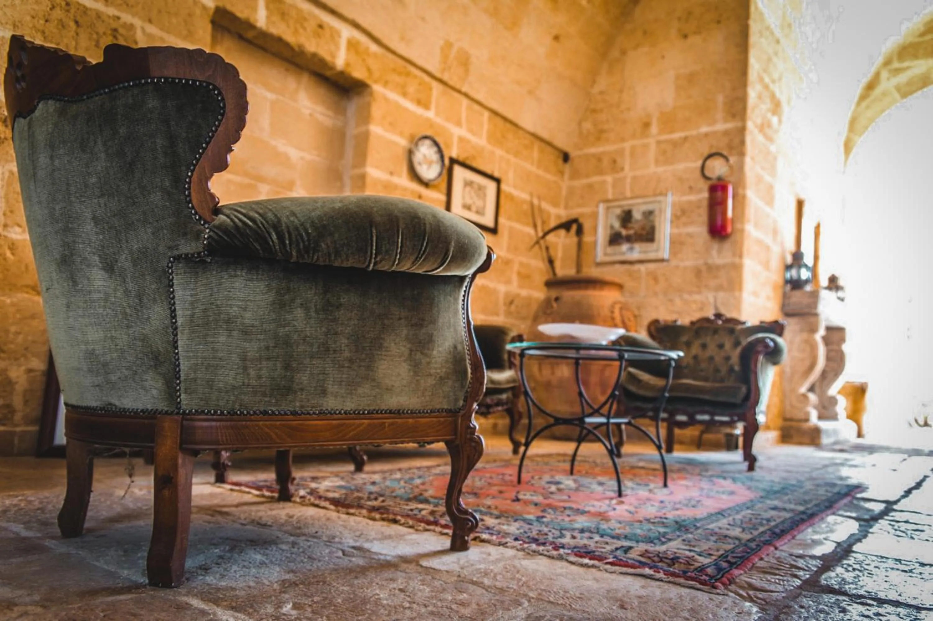 Lobby or reception in Masseria Tenuta Quintino