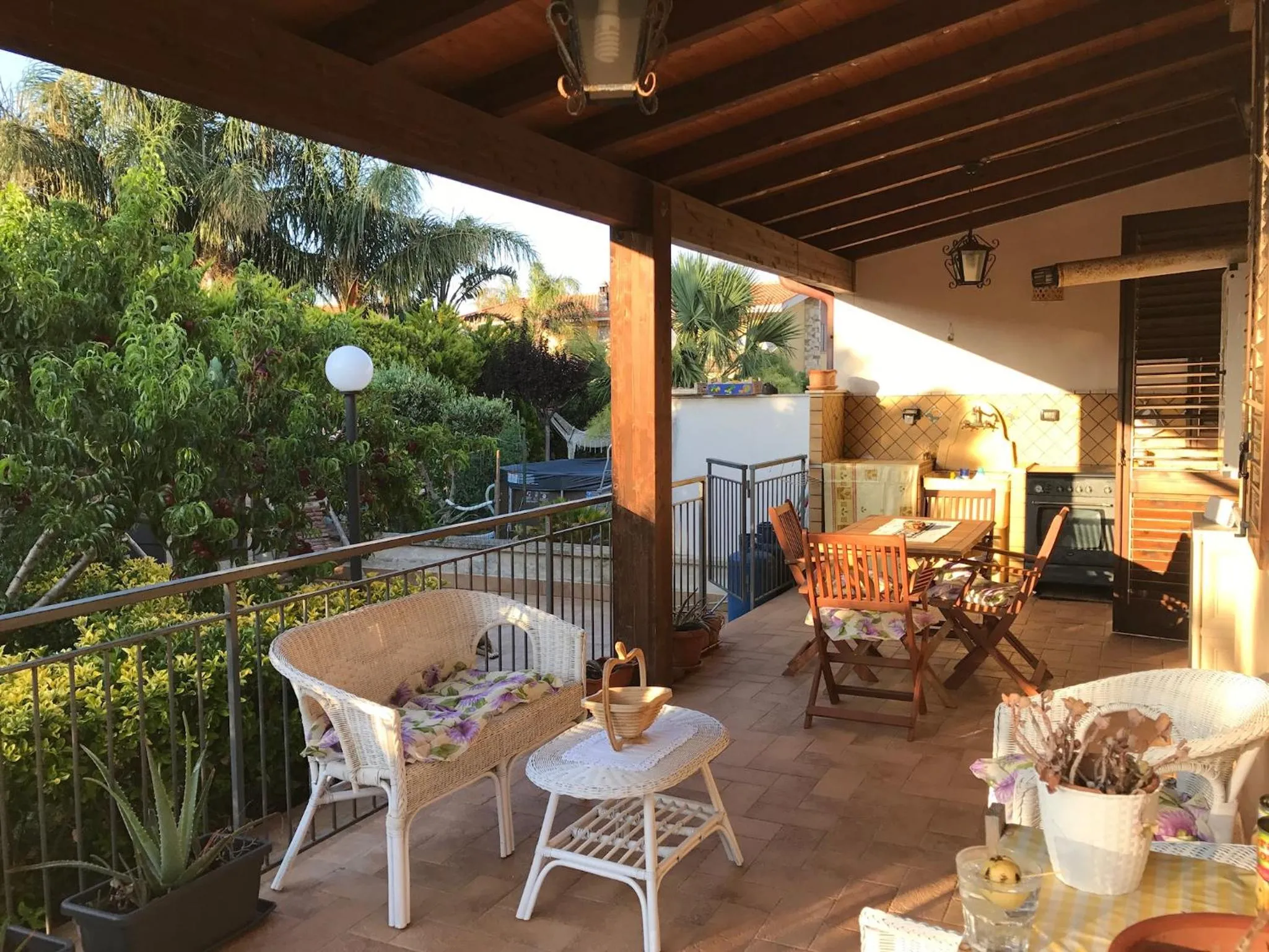 Patio in Stunning Sicilian Villa