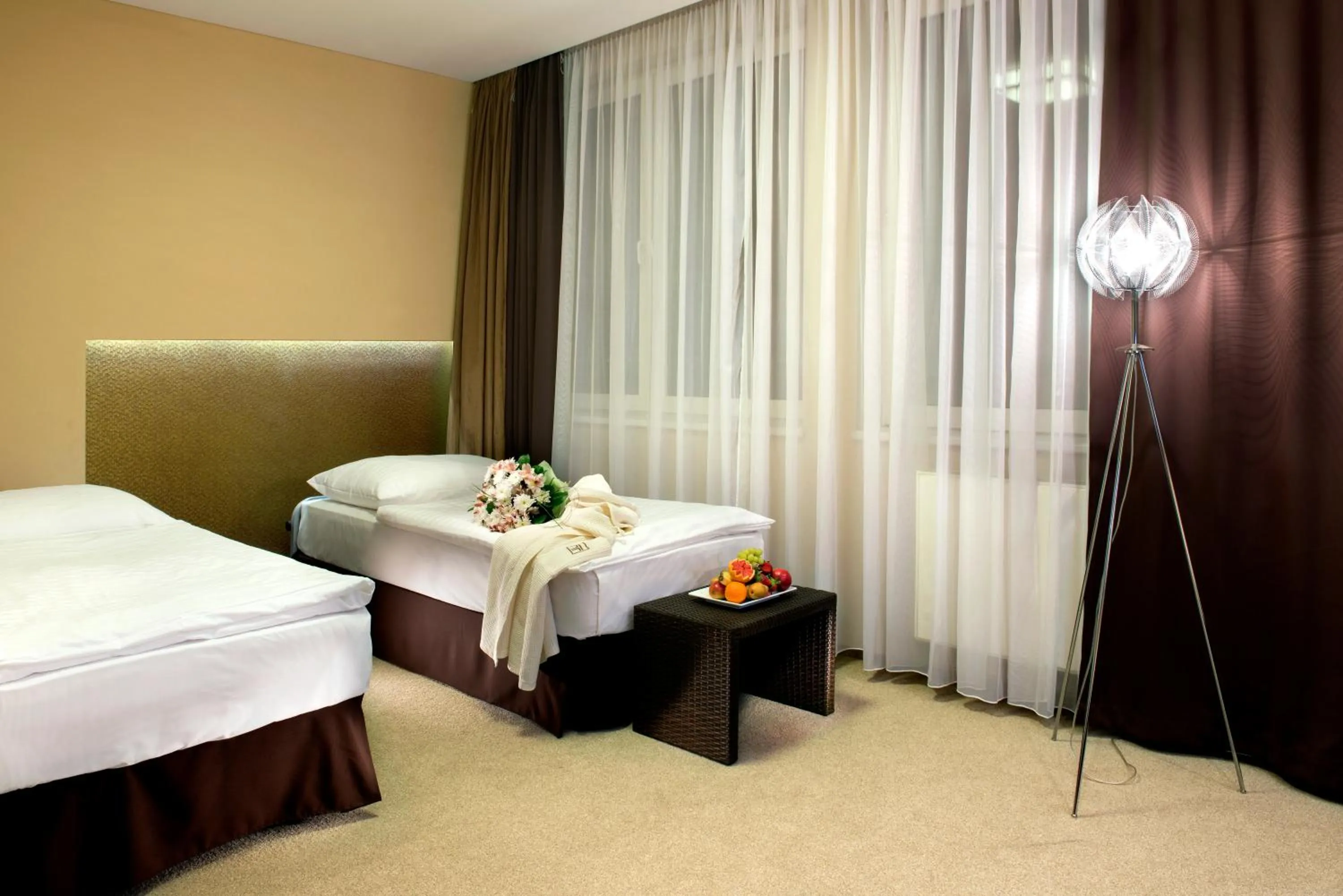 Bedroom, Bed in Hotel Turiec