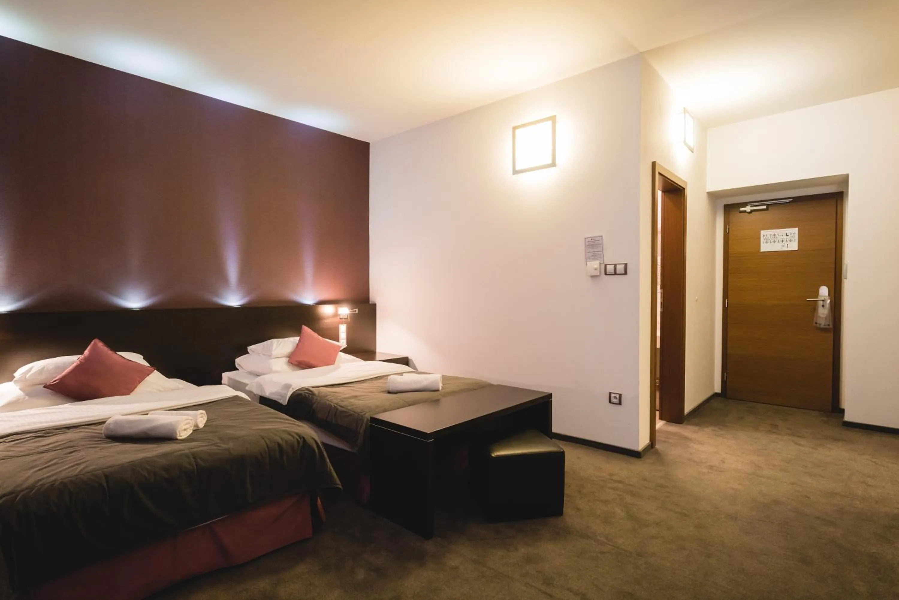 Bedroom, Bed in Hotel Turiec