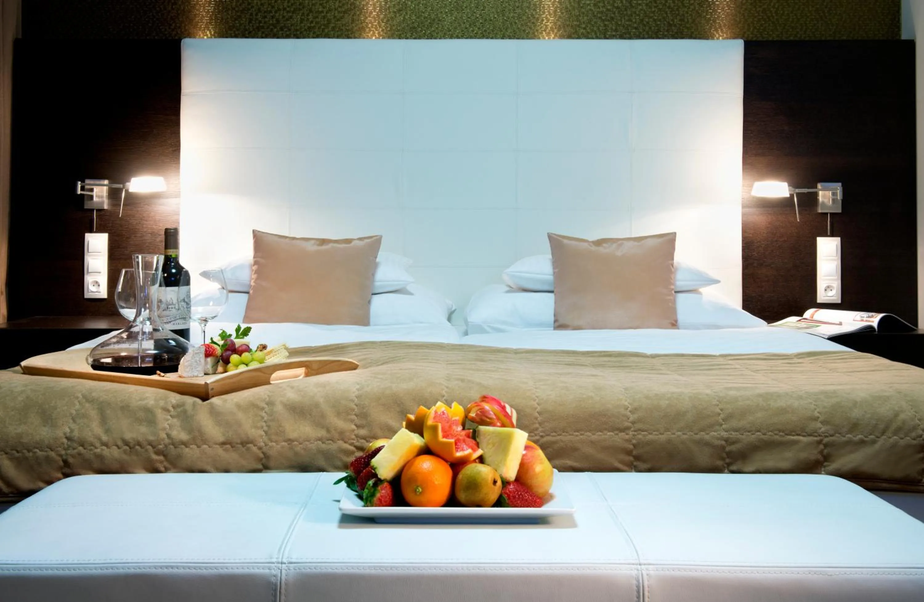 Bedroom, Bed in Hotel Turiec