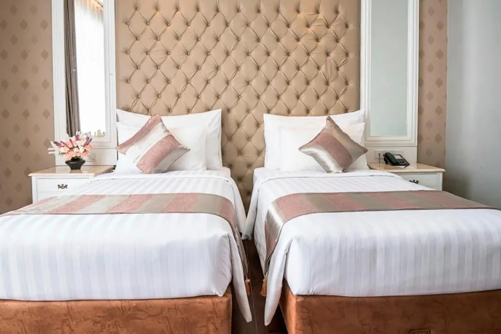 Bed in Savero Hotel Depok