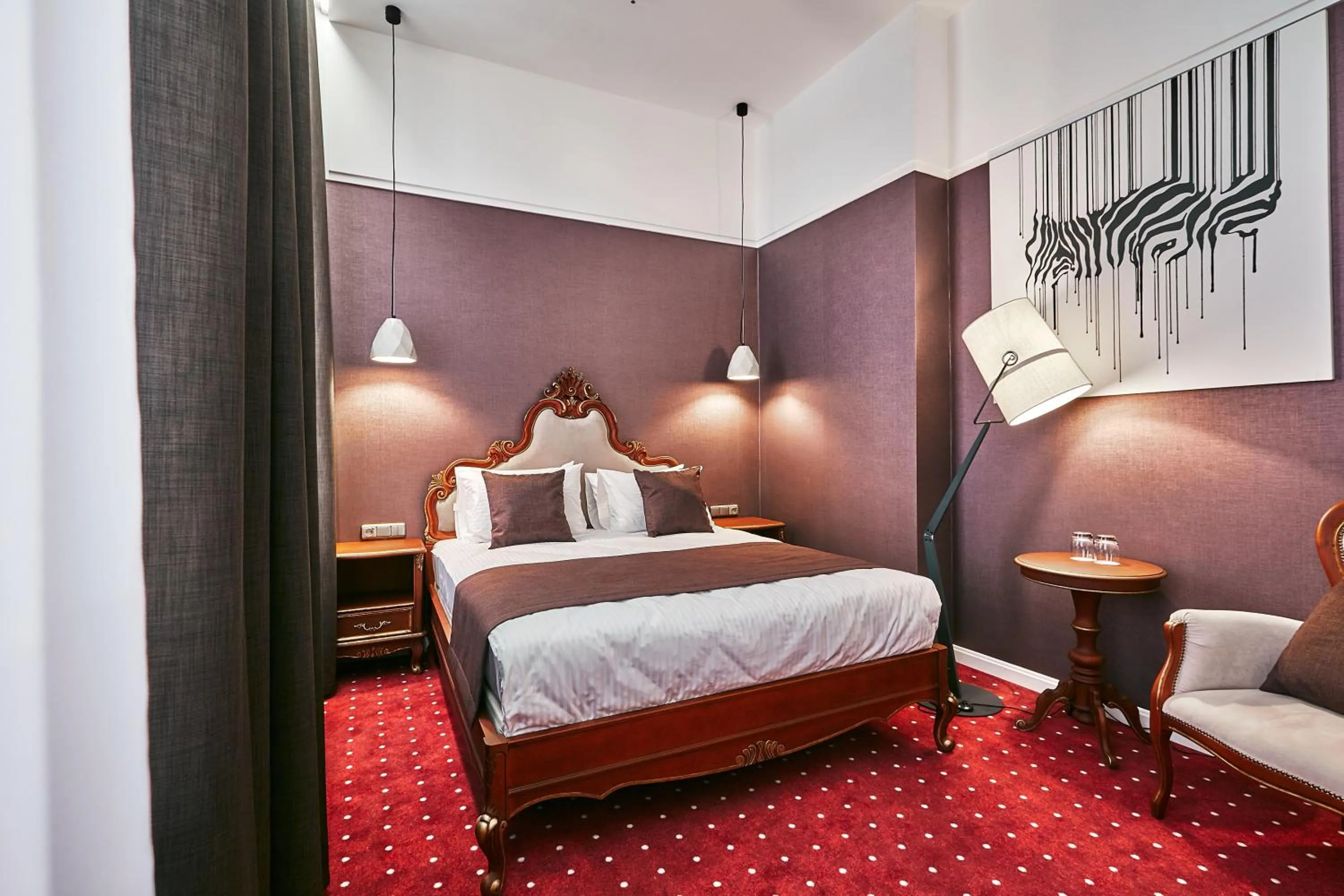 Bed in Grand Hotel Lviv Casino & Spa