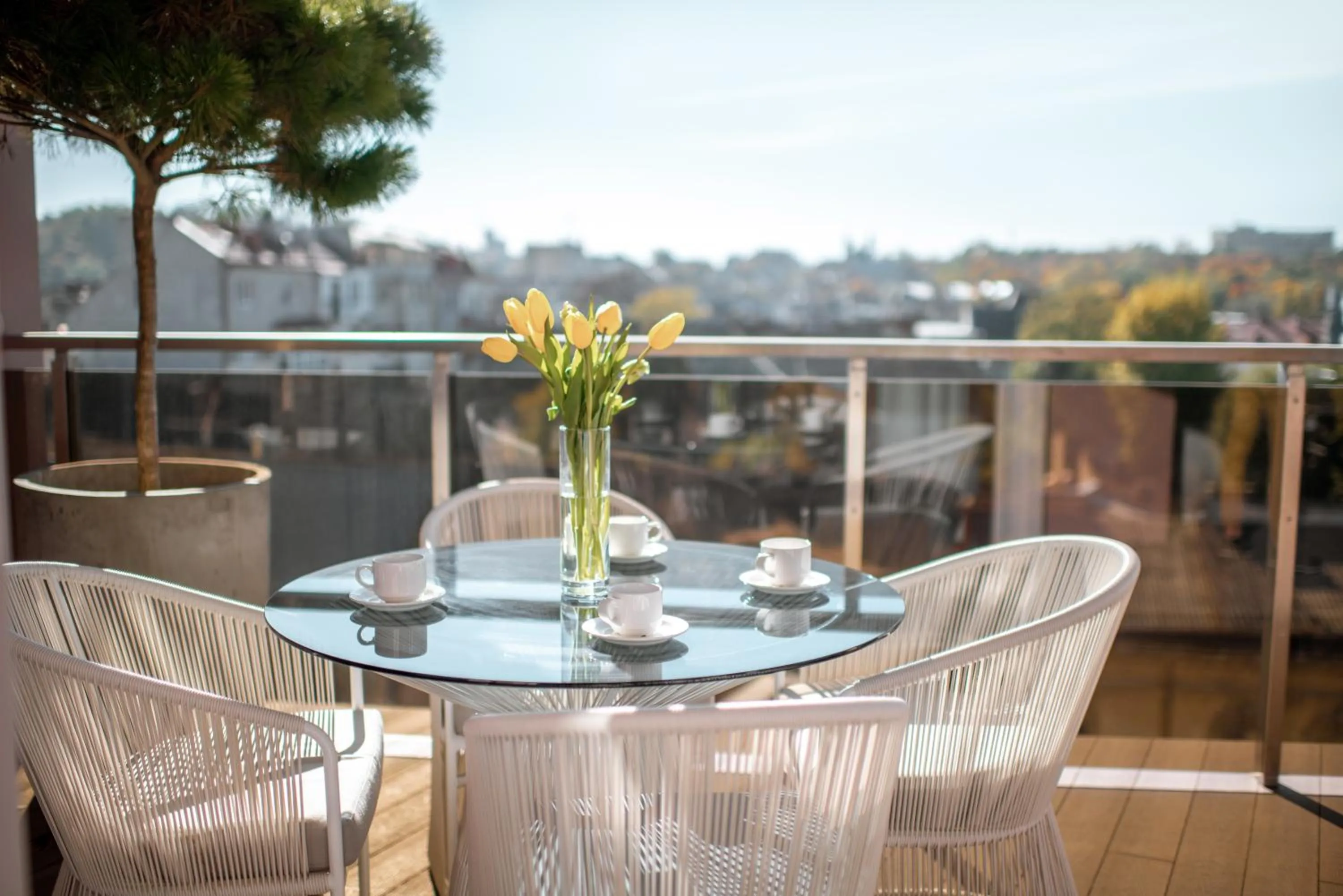 Balcony/Terrace in Grand Hotel Lviv Casino & Spa