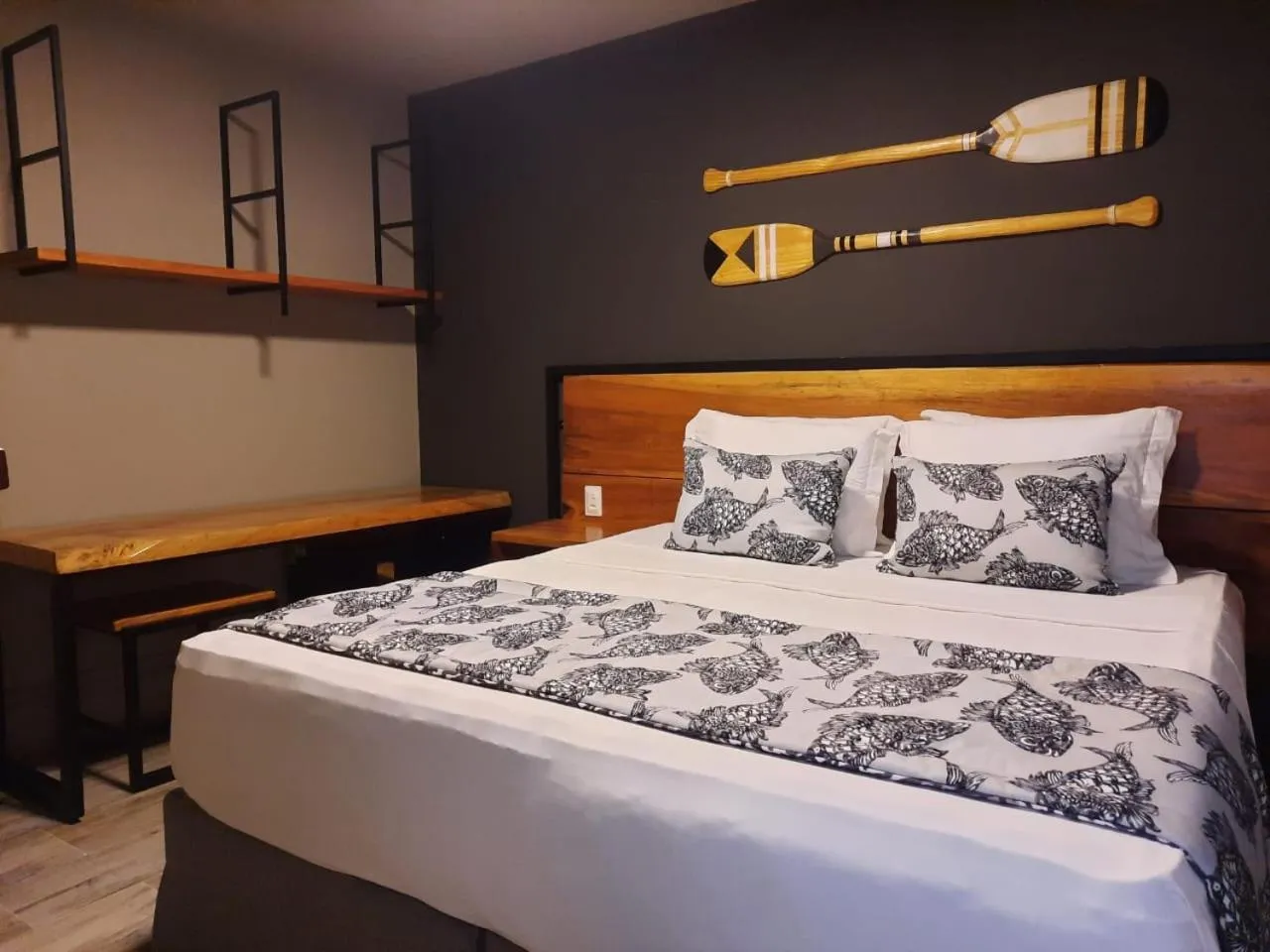 Bed in Pousada Pérola Do Morro