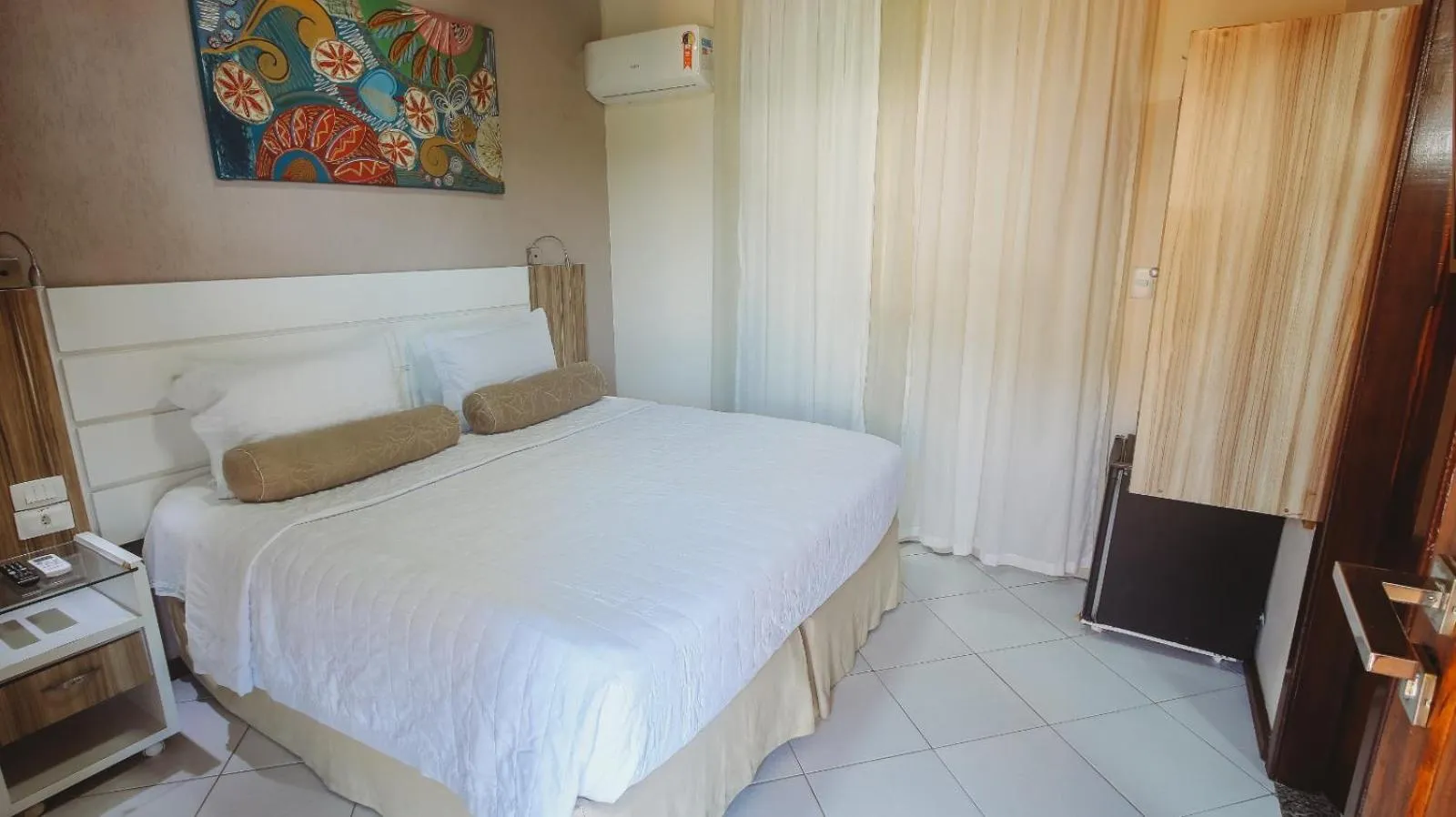 Bed in Pousada Pérola Do Morro