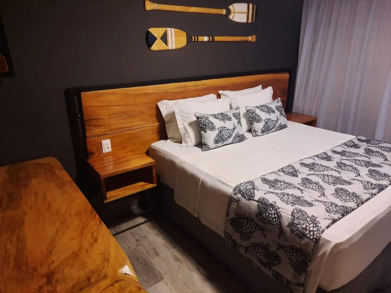 Bed in Pousada Pérola Do Morro