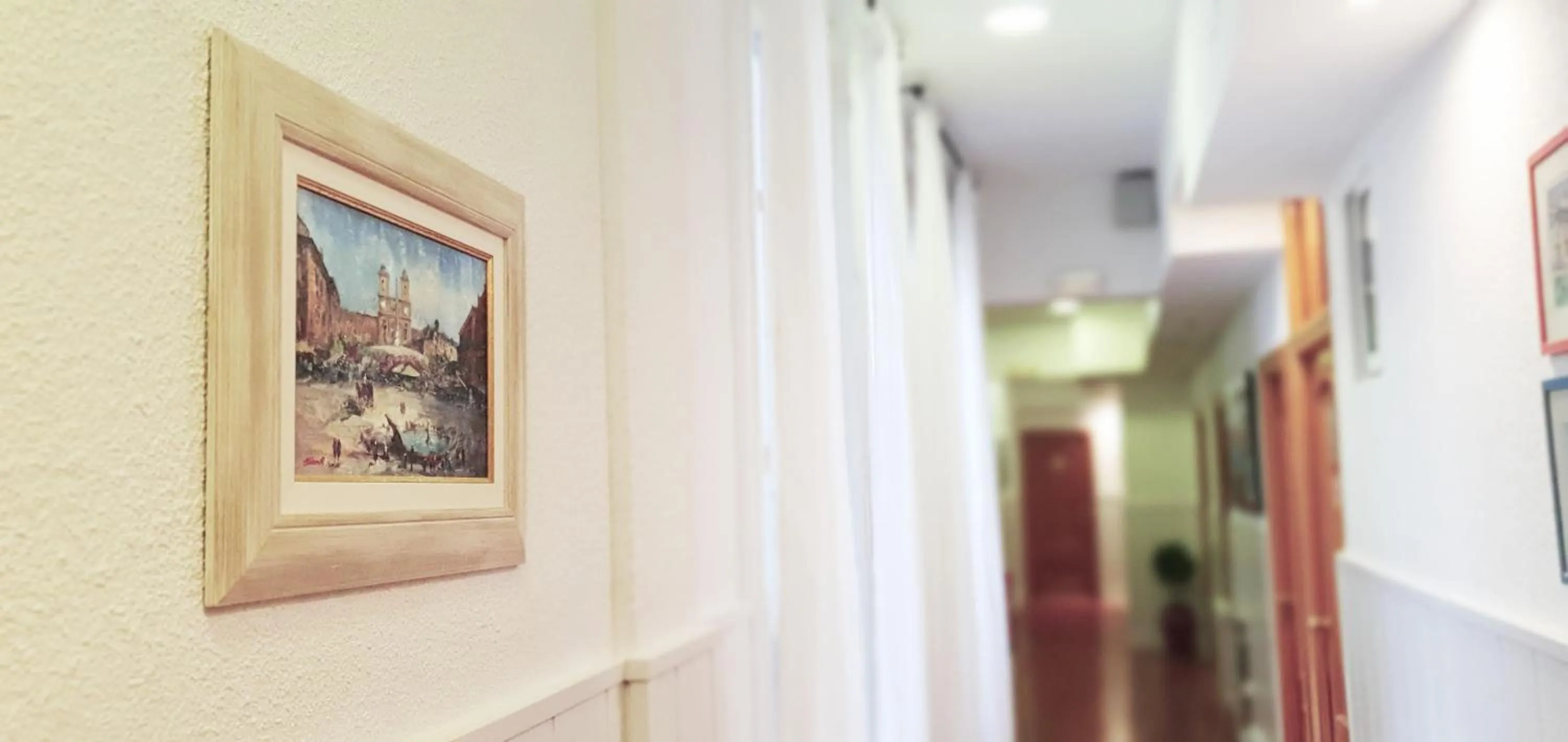 Lobby or reception in Hostal Alicante