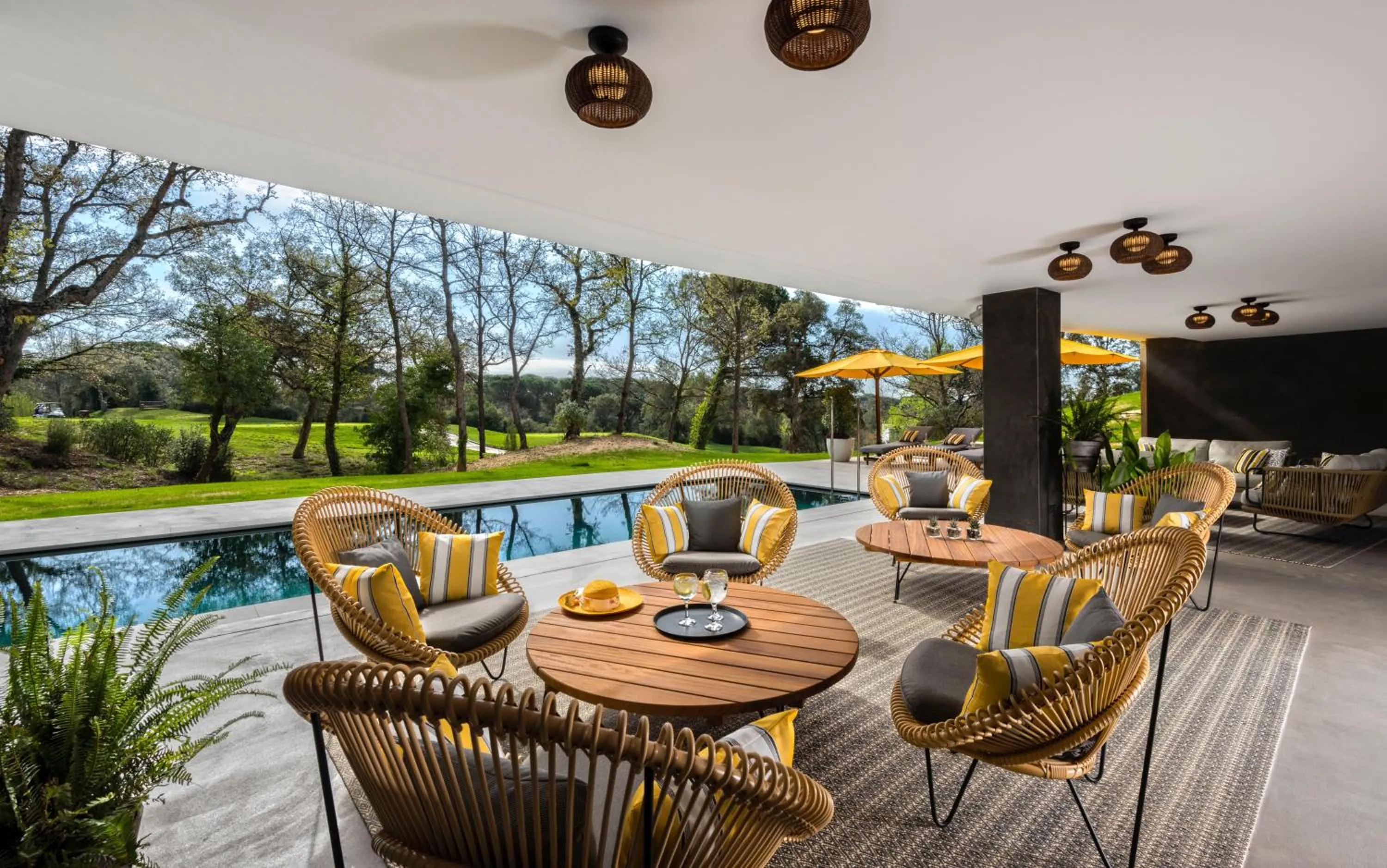 Patio in LAVIDA Hotel at Camiral, a Quinta do Lago Resort