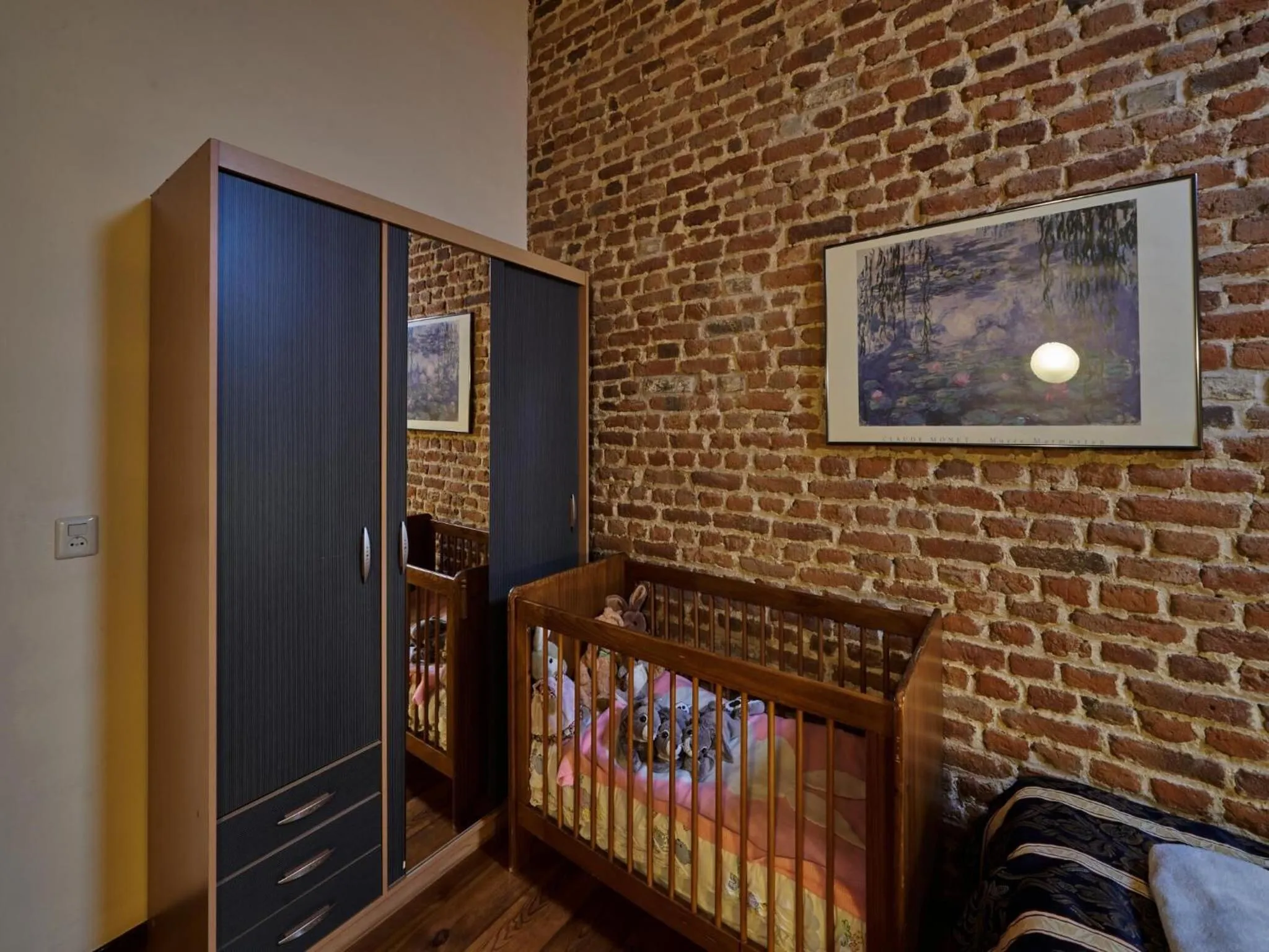 Bedroom, Bed in Spacious Apartment near Town Center in Mesch