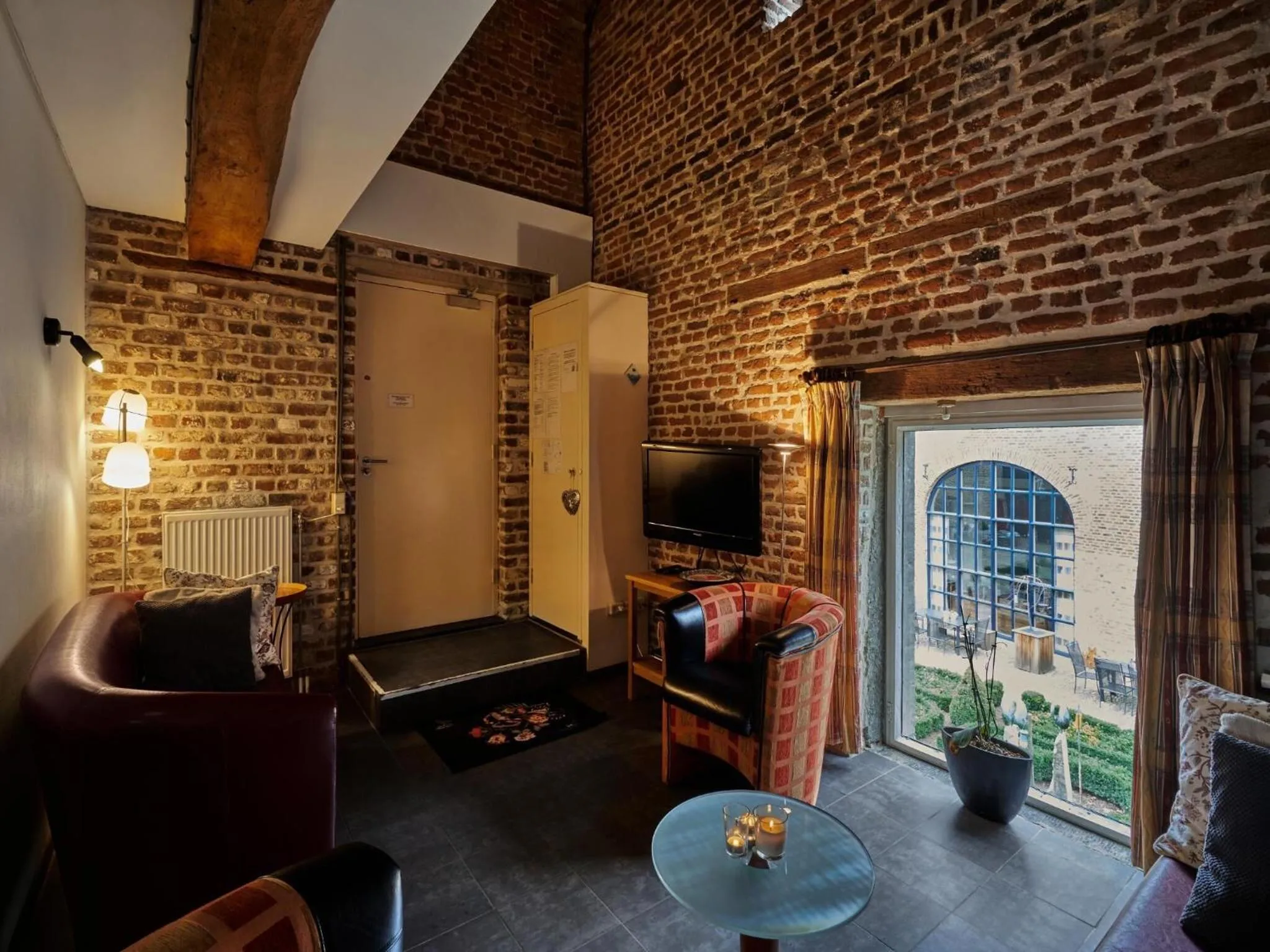 Living room, Seating Area in Spacious Apartment near Town Center in Mesch