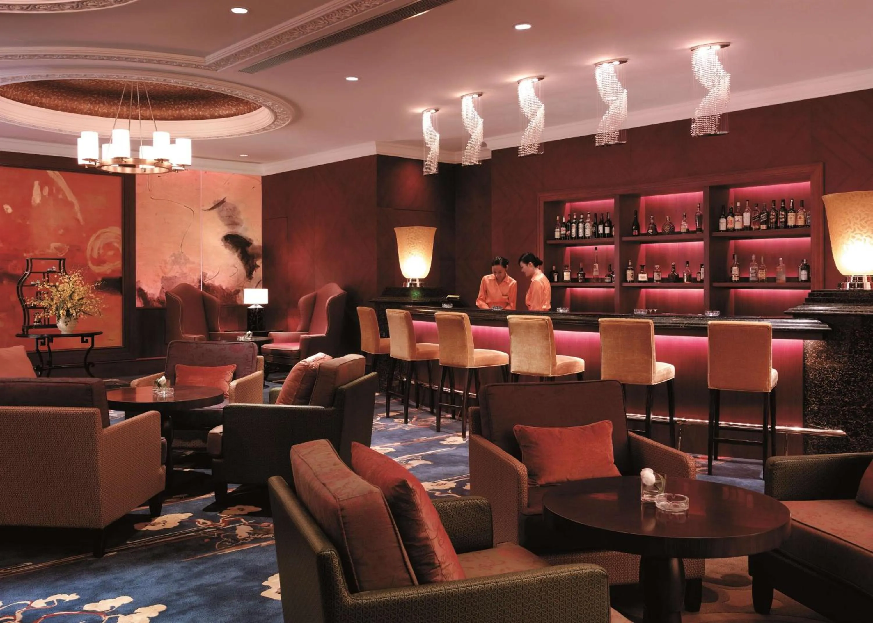 Lounge or bar in Shangri-La Suzhou