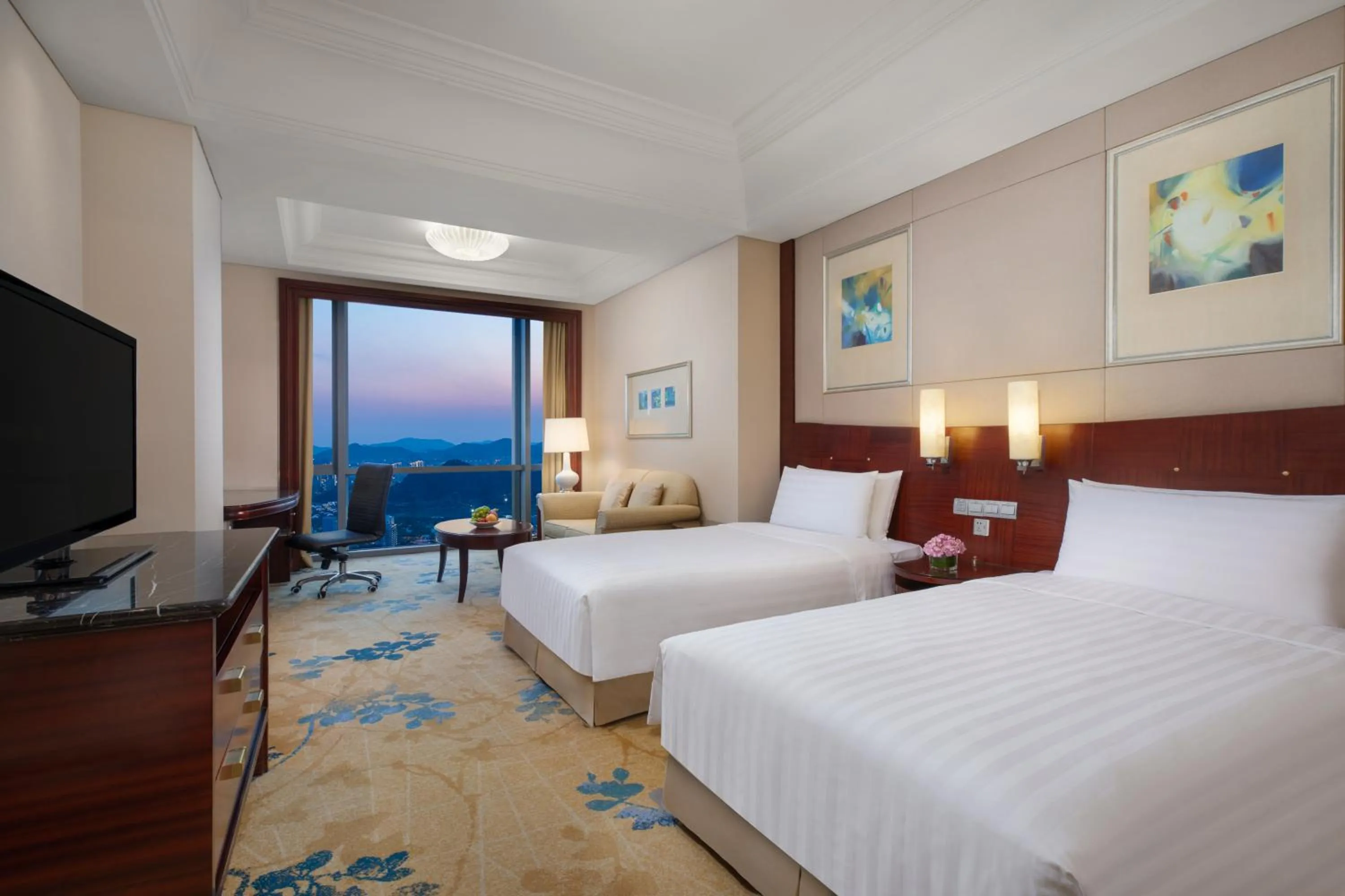 Bed in Shangri-La Suzhou