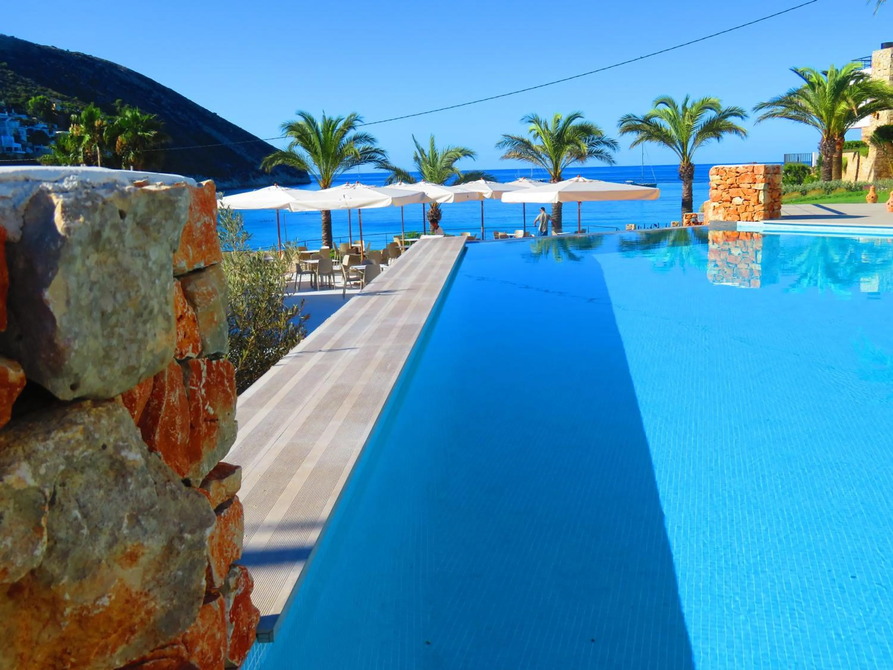 Swimming pool in HOTEL MAÑET