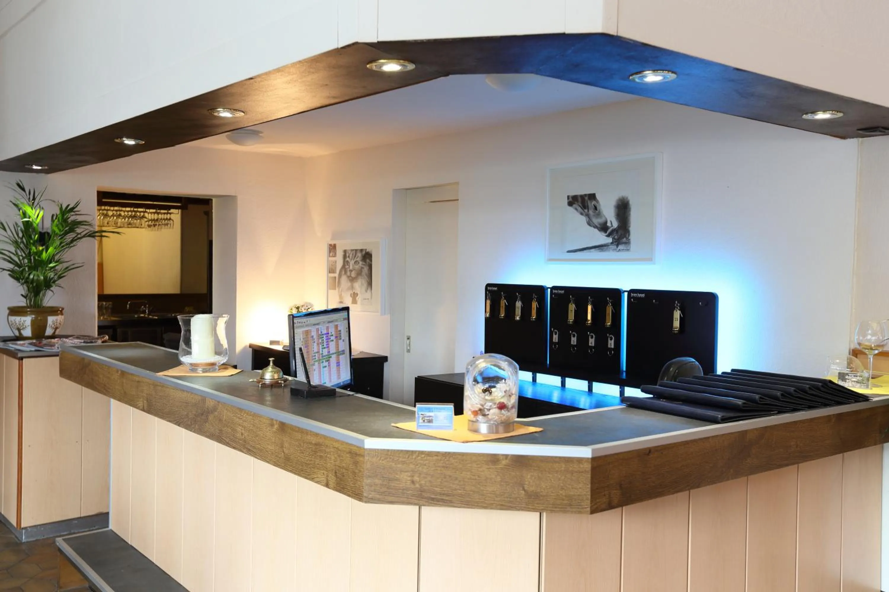 Lobby or reception in Hotel Zur Linde