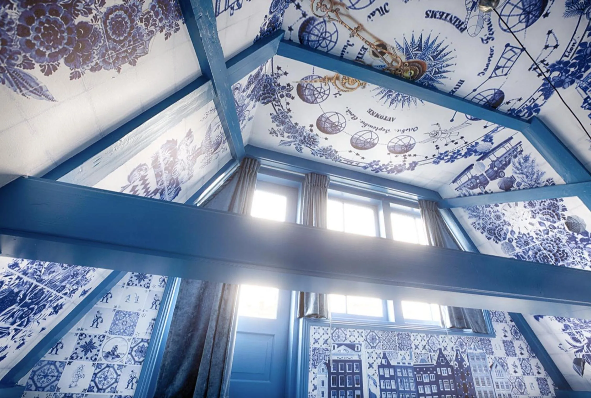 Decorative detail, Bed in 't Hotel