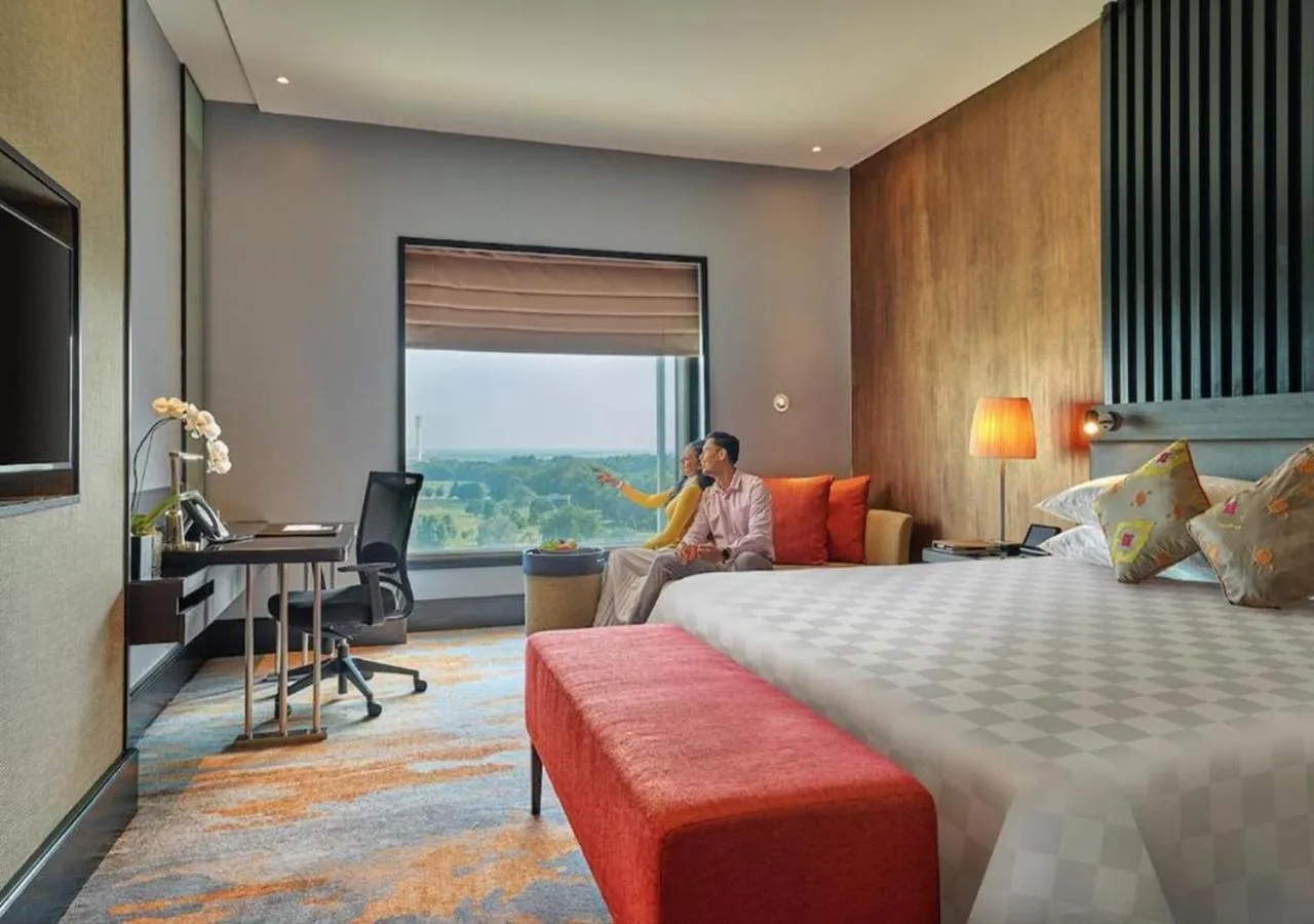 Bed in Sama Sama Hotel KLIA