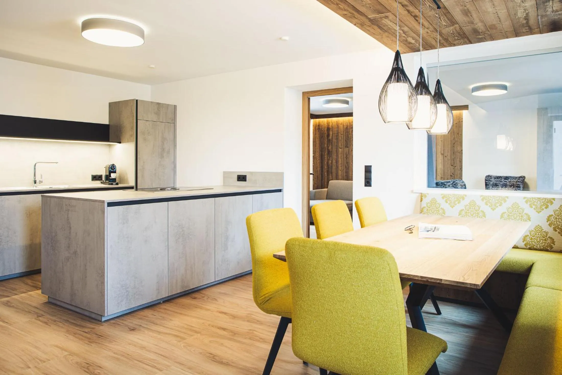 Kitchen or kitchenette in Austria Aparthotel