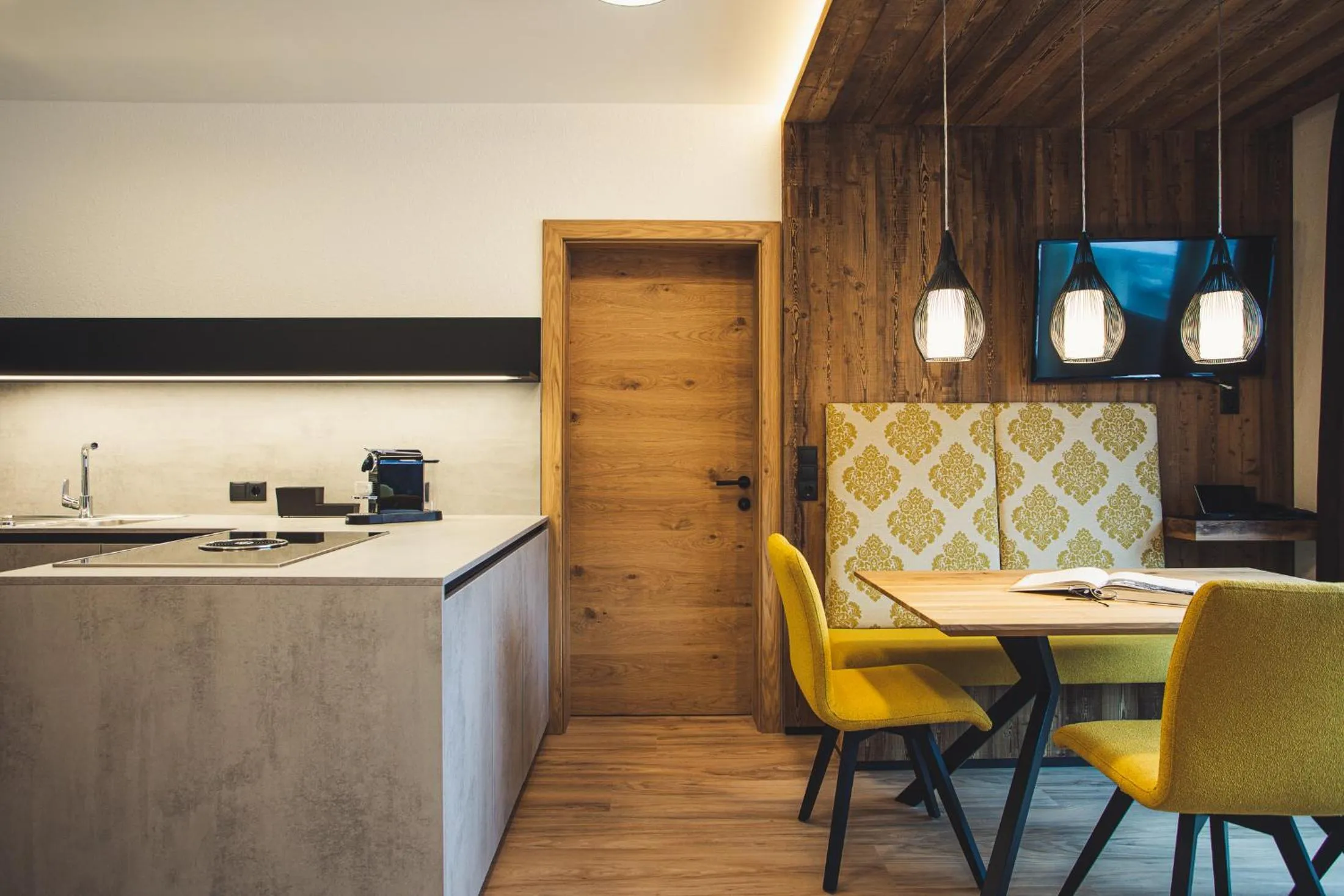 Kitchen or kitchenette in Austria Aparthotel