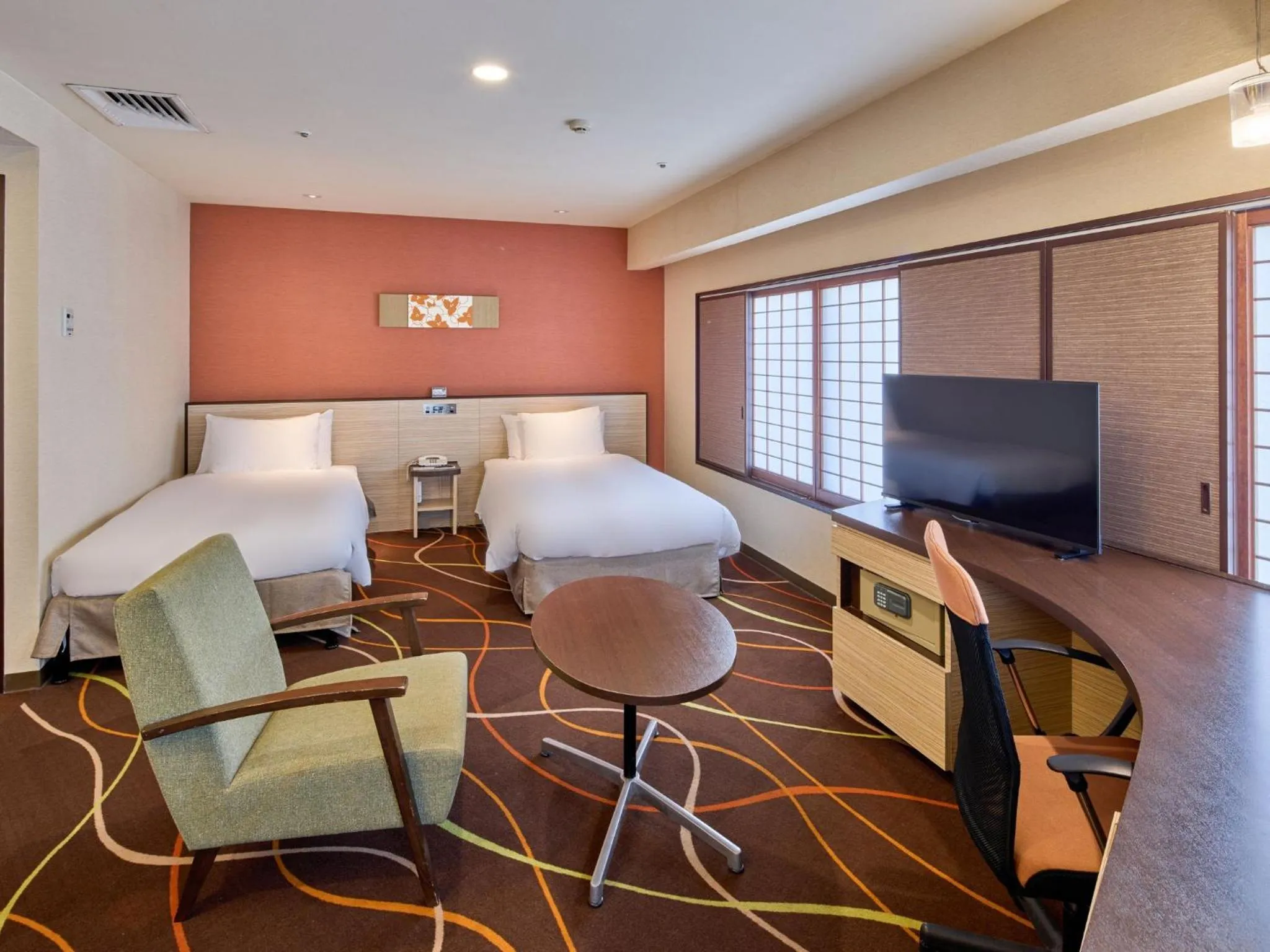 Bed in Okinawa NaHaNa Hotel & Spa