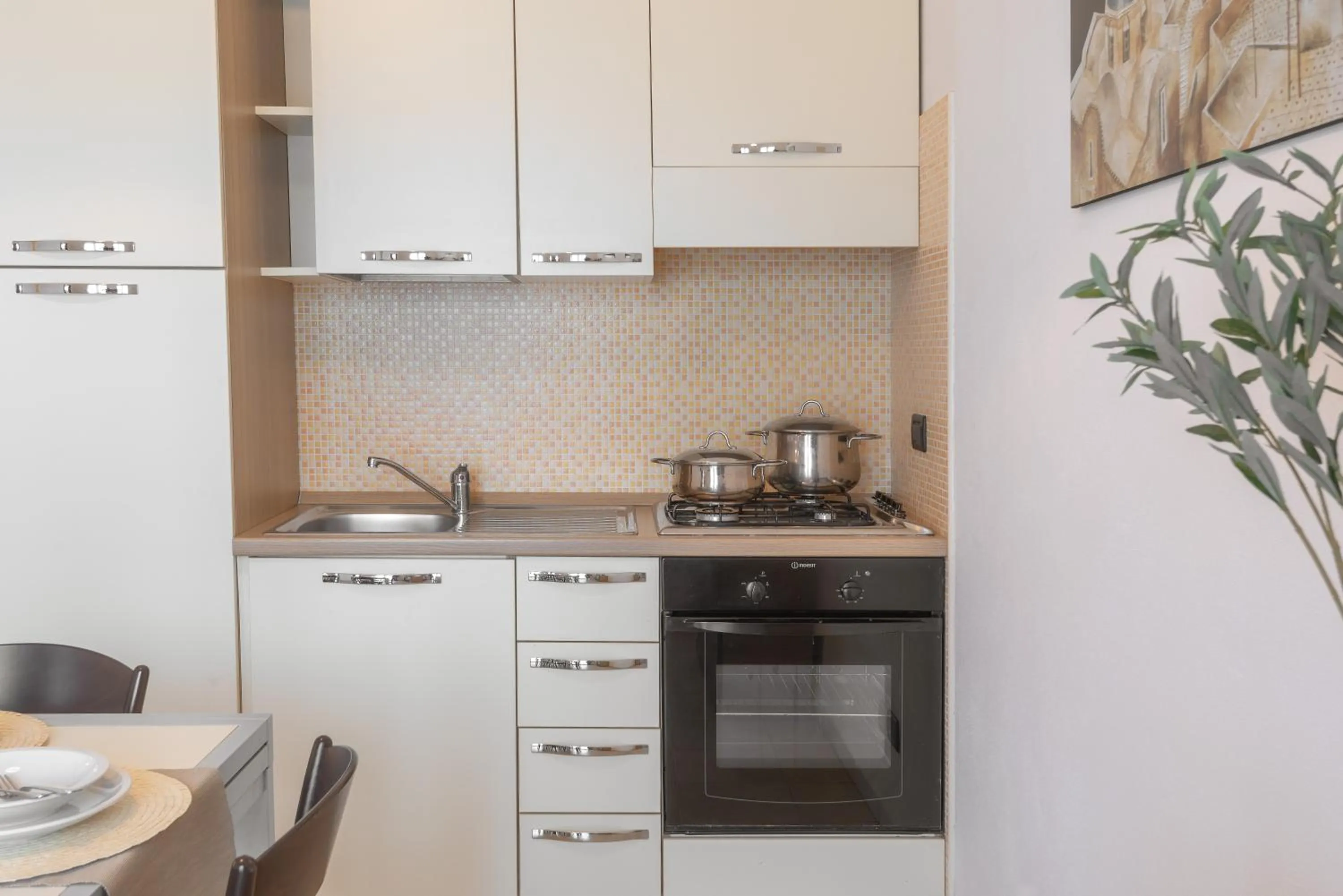 Kitchen or kitchenette in Residence Le Fontane
