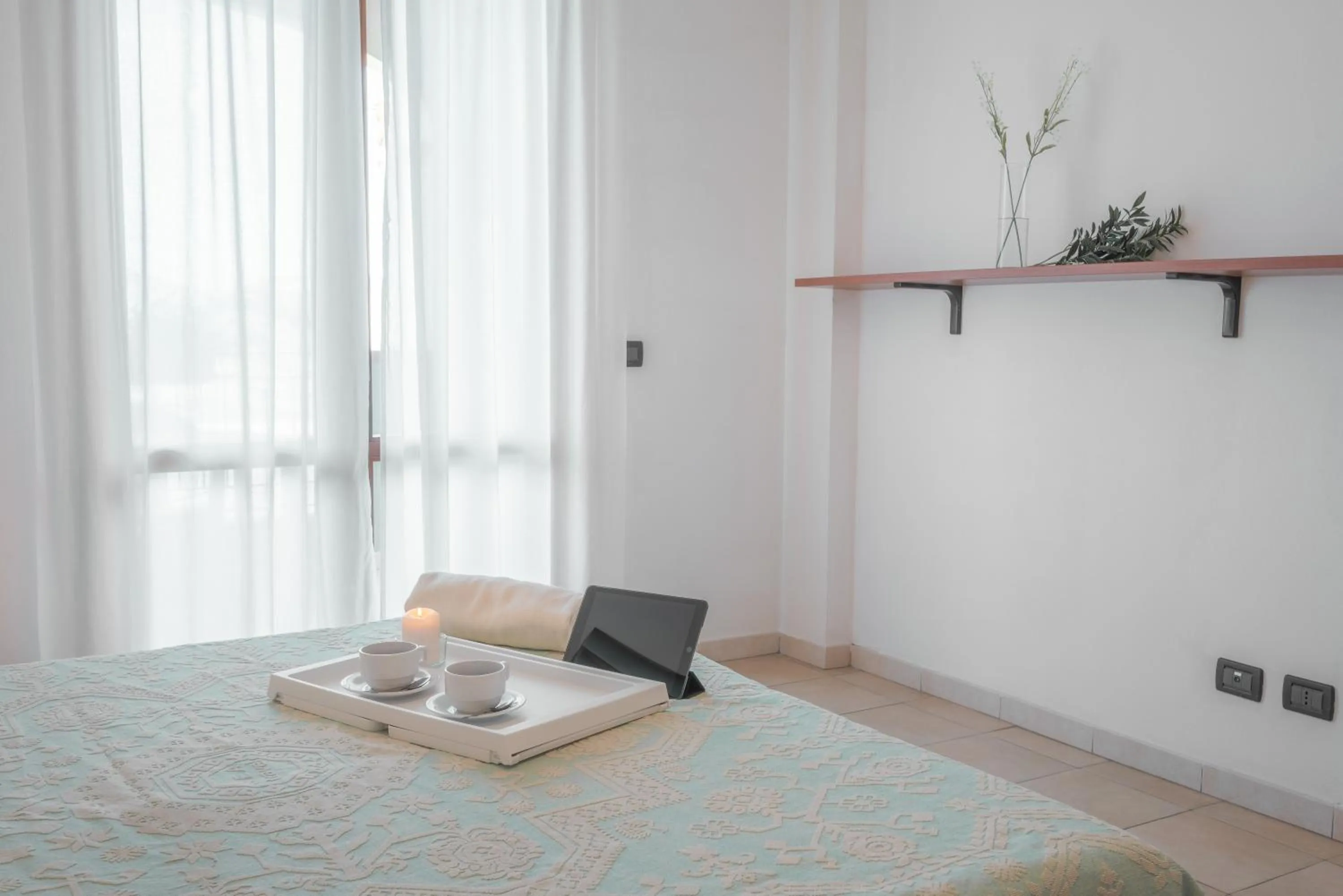 Decorative detail, Bed in Residence Le Fontane