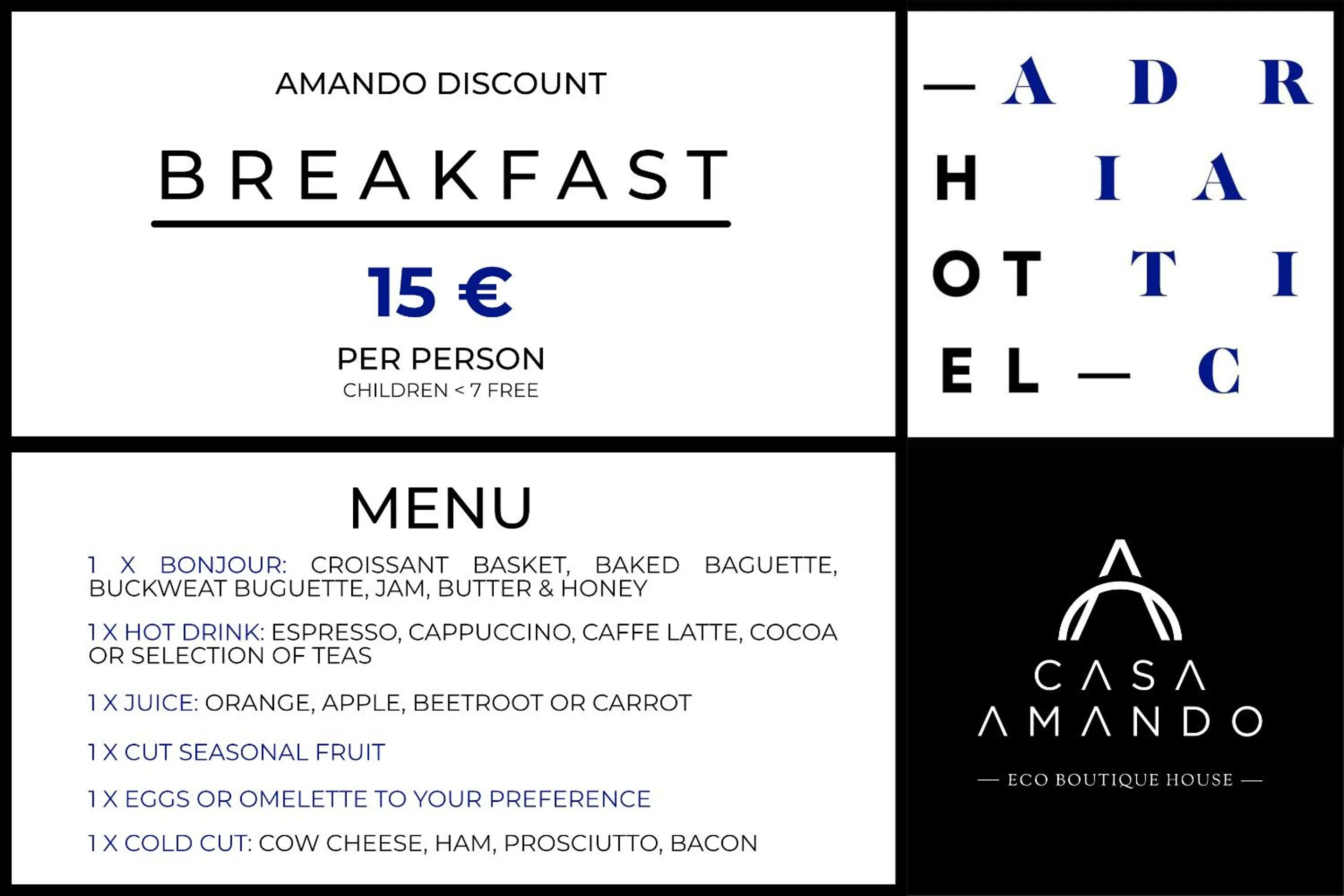 Breakfast in Casa Amando Eco Boutique House