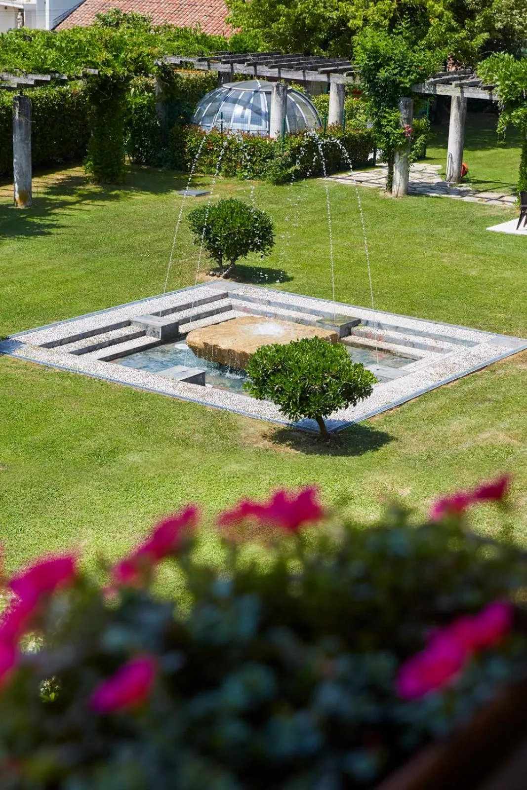 Garden in Hotel Villaguarda Prosecco Area