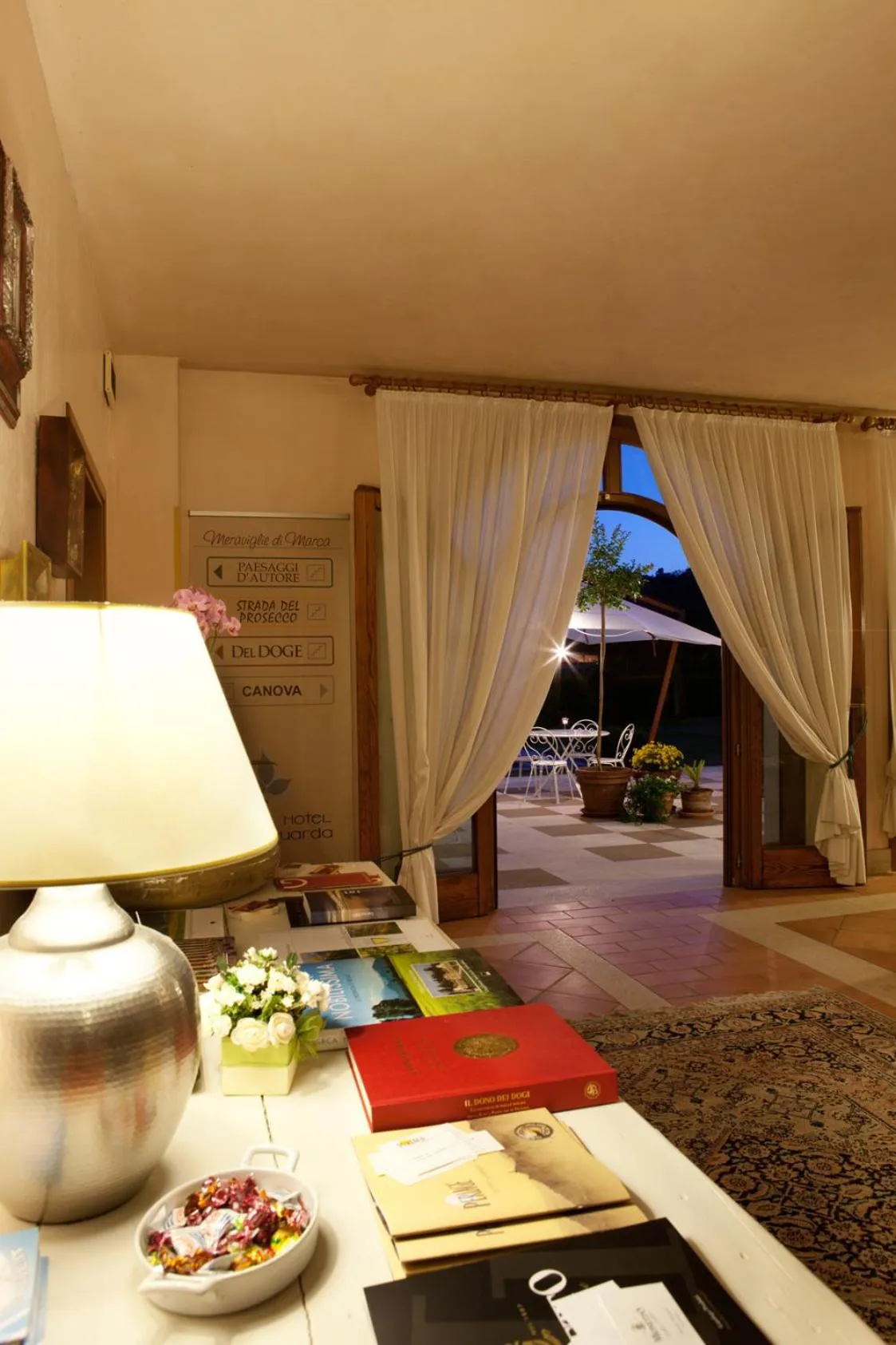 Lobby or reception in Hotel Villaguarda Prosecco Area